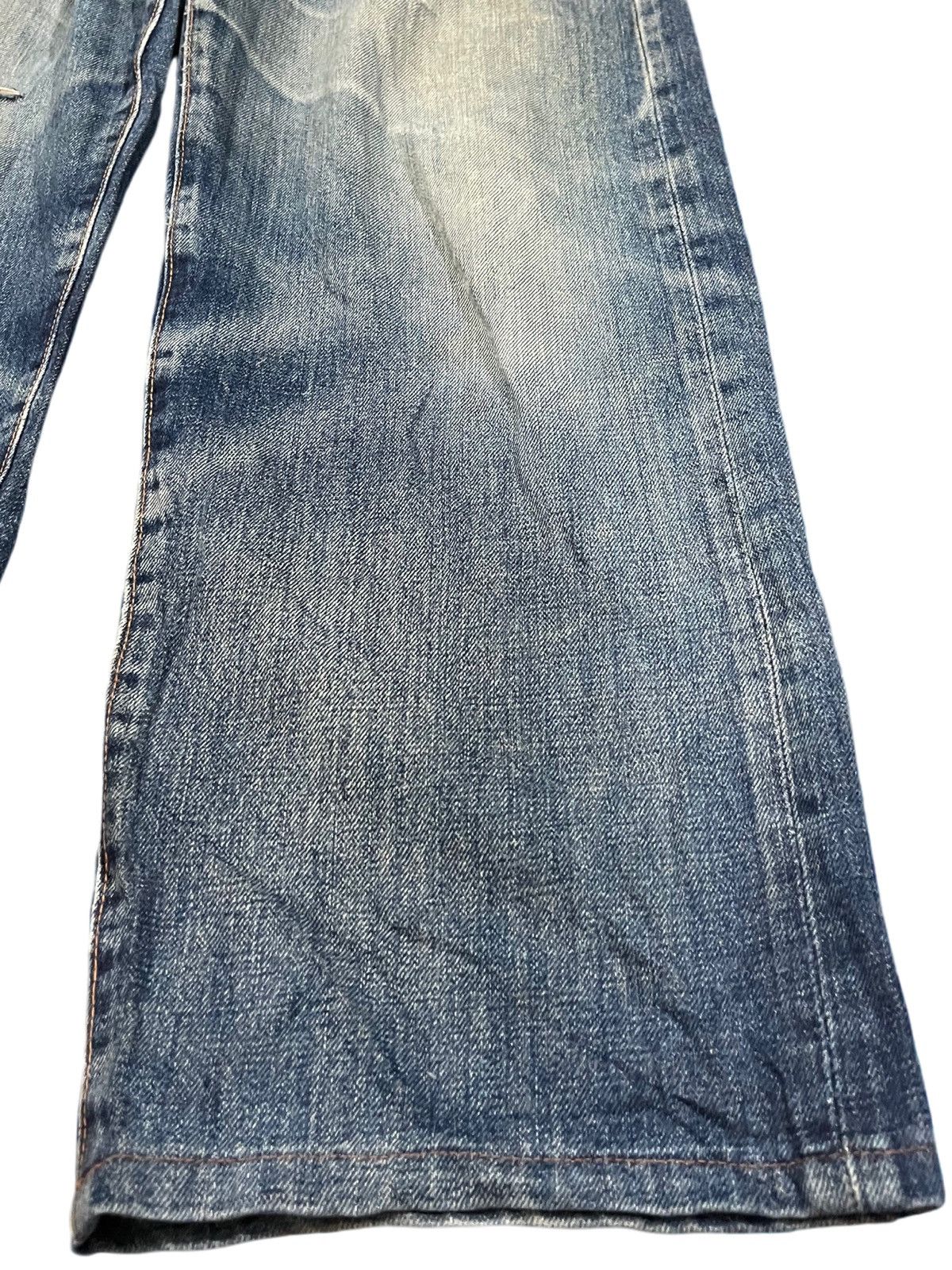 Yasuyuki Ishii Vintage Bobson Japan Baggy Distressed Denim Size US 34 / EU 50 - 3 Thumbnail