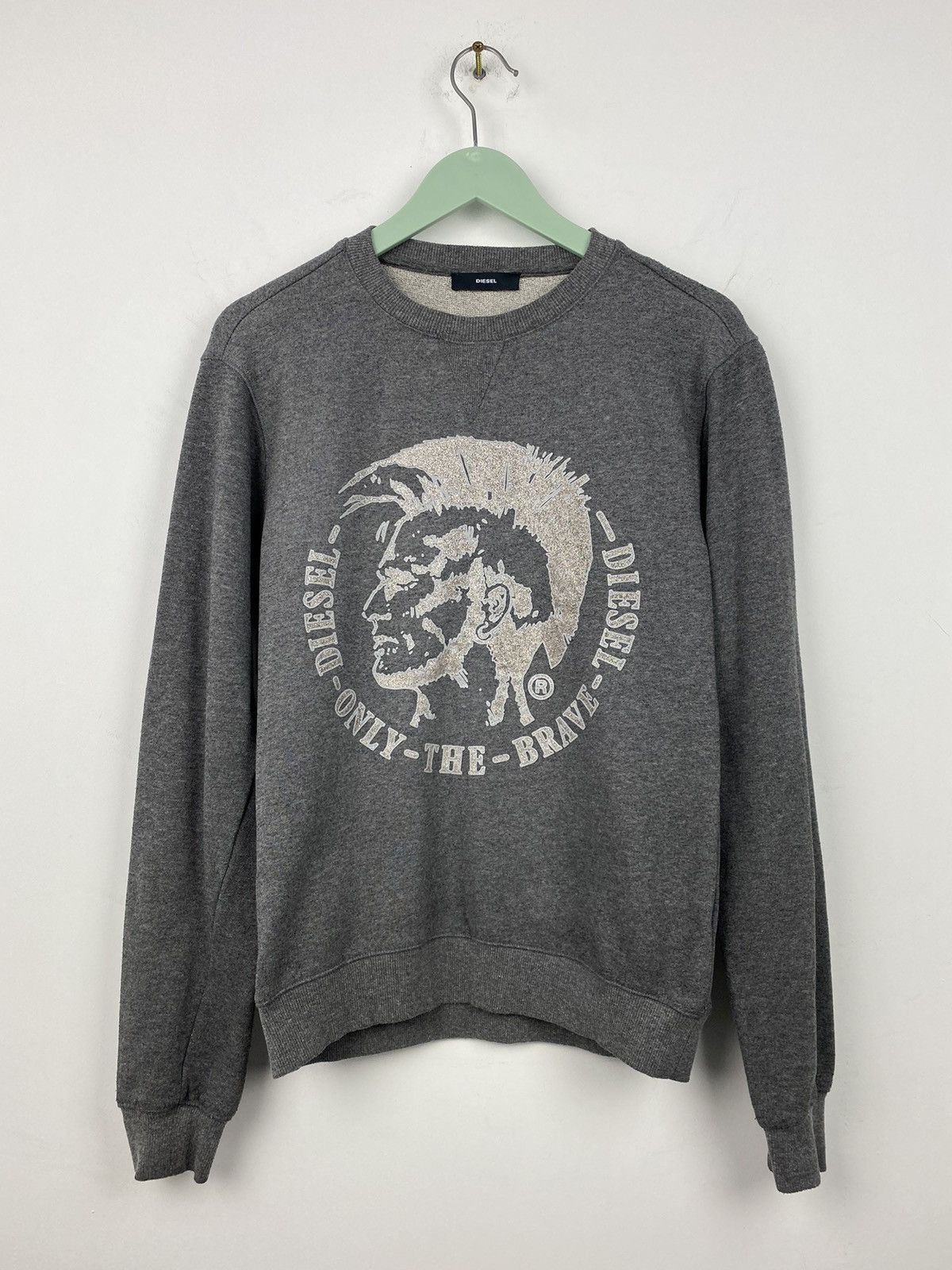 Diesel Diesel Big Logo Sweatshirt Y2K Ed Hardy Lacoste Size M / US 6-8 / IT 42-44 - 1 Thumbnail