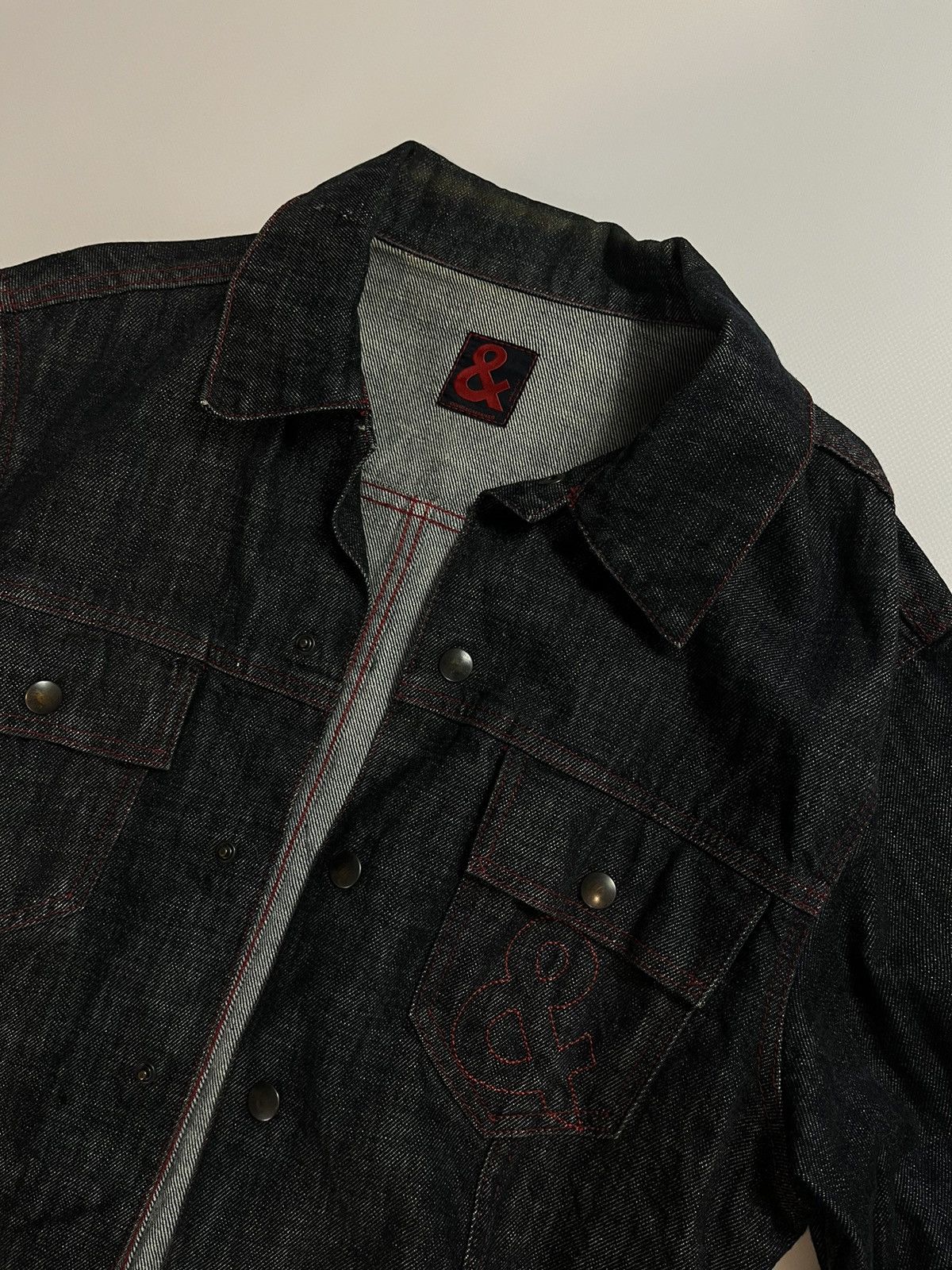 Dolce & Gabbana × Vintage Vintage Dolce Gabbana denim jacket raw made in Italy Size XL / US 12-14 / IT 48-50 - 14 Thumbnail