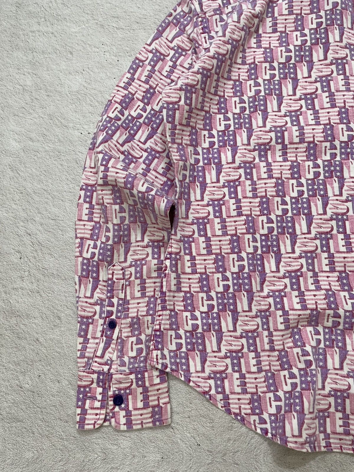 Hysteric Glamour 2000s Hysteric Archival Shirt Pink Monogram Print Y2K Ifsix Size US S / EU 44-46 / 1 - 8 Thumbnail