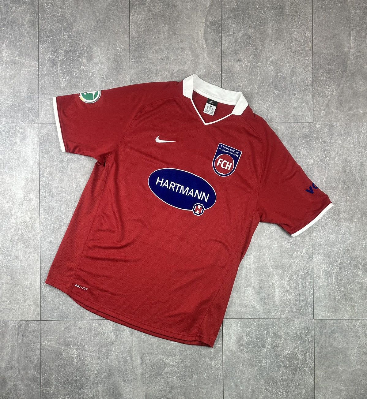Nike Nike FC Heidenhein 2009/10 Away #15Krebs Soccer Jersey Size US L / EU 52-54 / 3 - 1 Thumbnail