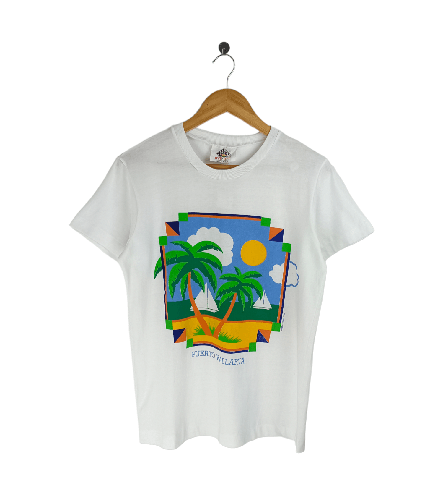Vintage VINTAGE 80'S PUERTO VALLARTA 1986 TEES VERY RARE Size US M / EU 48-50 / 2 - 1 Thumbnail