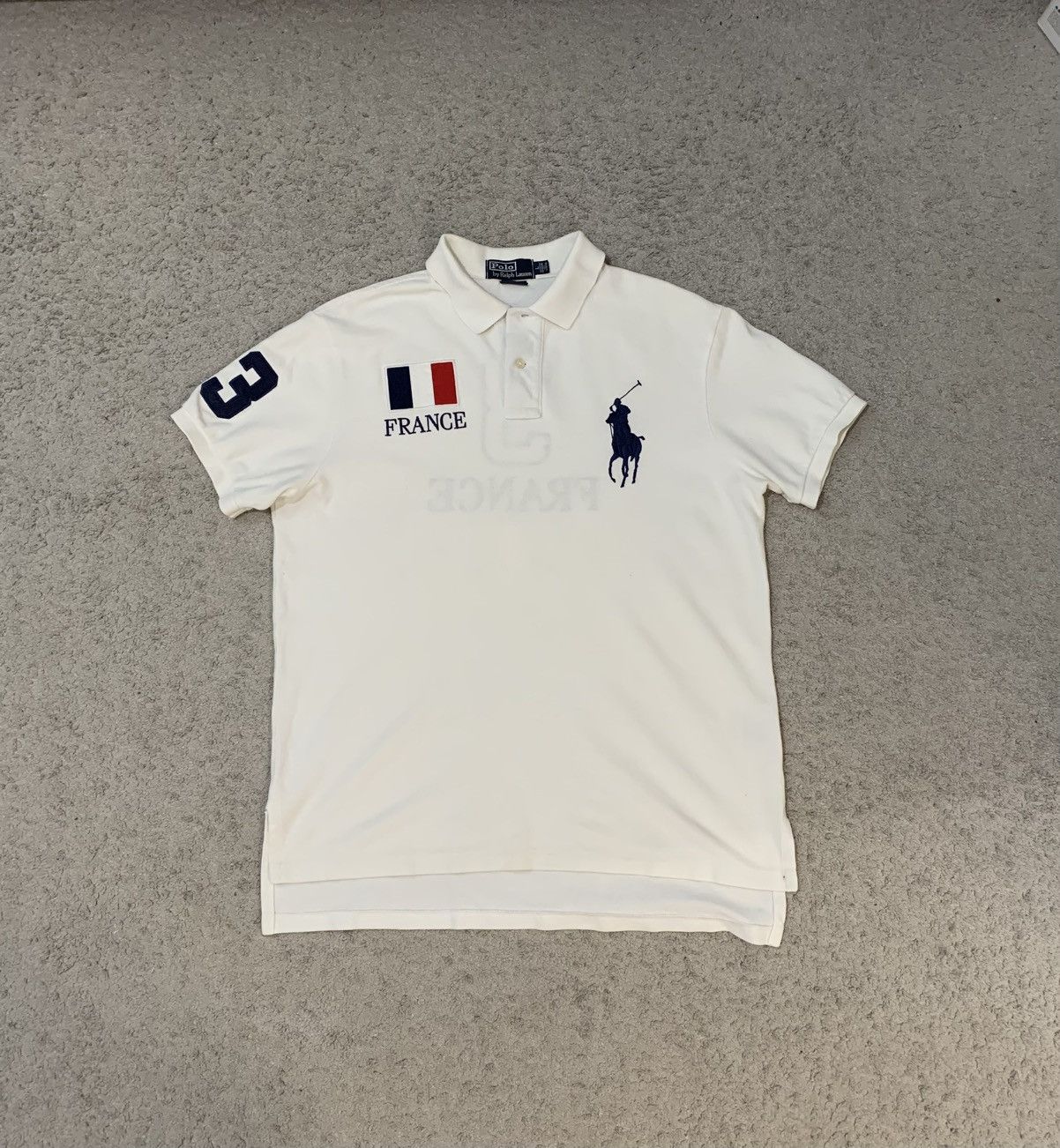 Polo Ralph Lauren Polo Ralph Lauren Big Pony France Polo Size US L / EU 52-54 / 3 - 1 Thumbnail