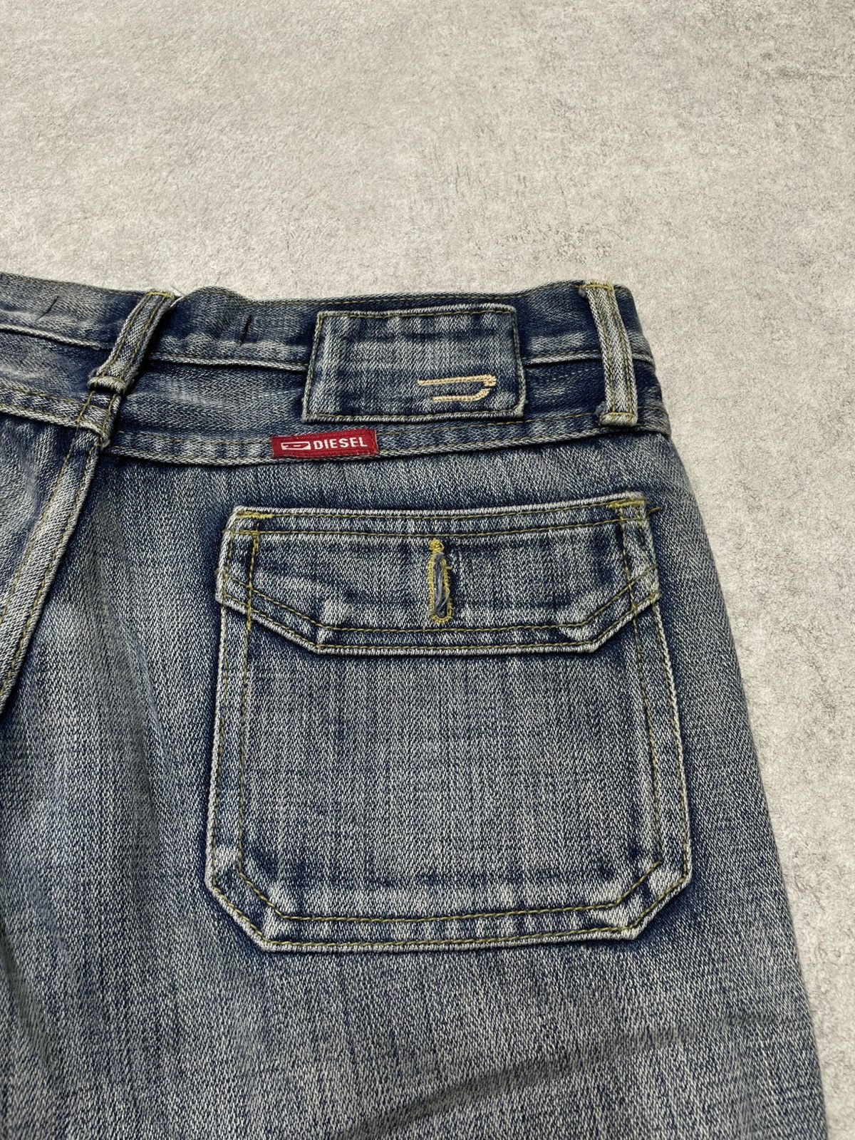 If Six Was Nine Diesel Ifsixwasnine Style Flare Denim Rockstar Grail LGB Size US 29 - 10 Thumbnail