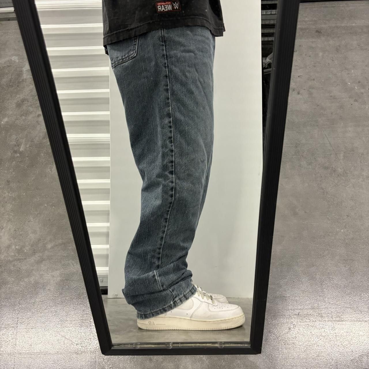 Vintage Crazy Vintage Y2K/2000s Baggy Skater Style Dark Wash Denim Jeans! Size US 38 / EU 54 - 2 Thumbnail
