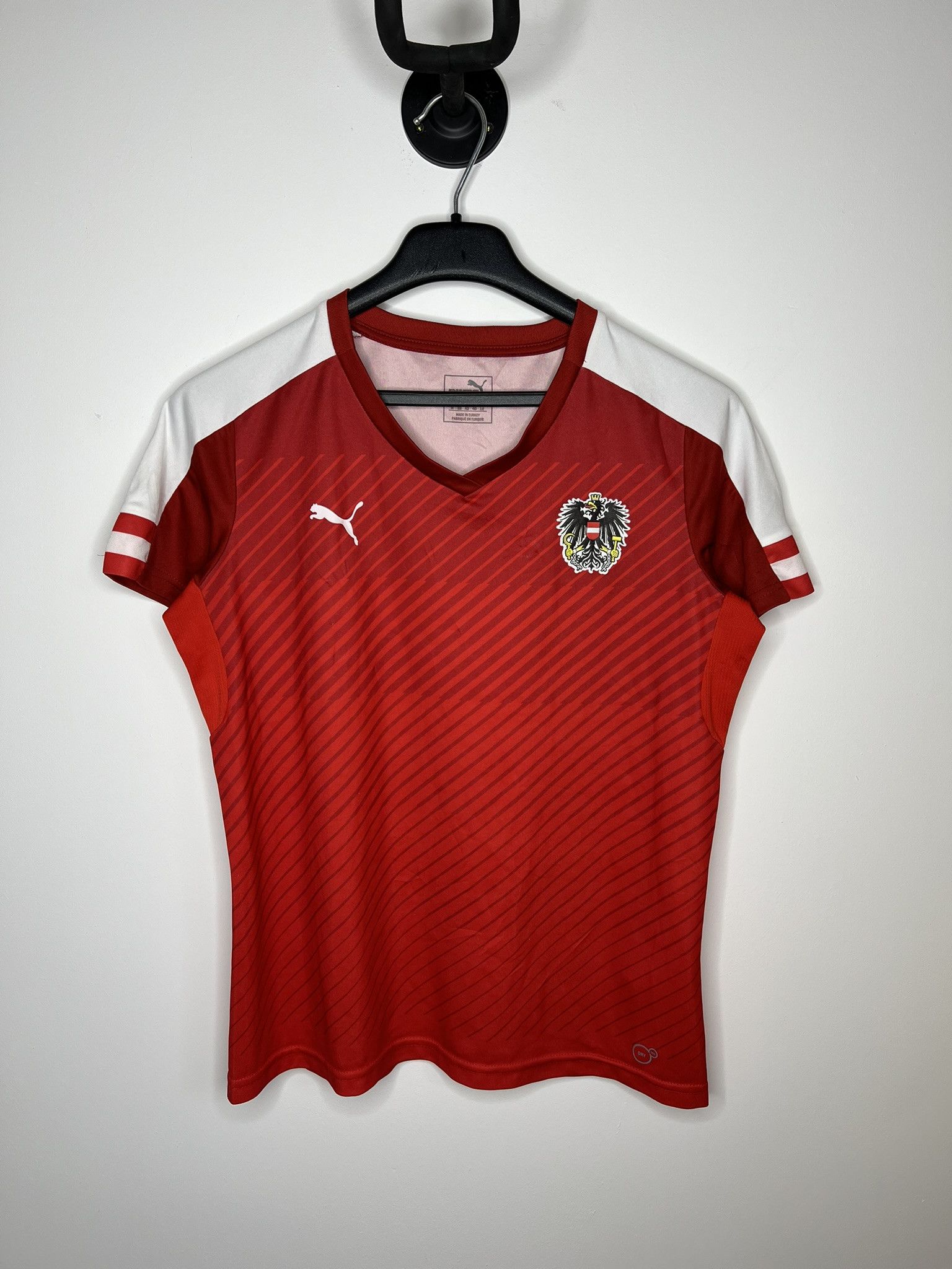 Adidas AUSTRIA 2016 2017 HOME WOMEN'S FOOTBAL SHIRT SOCCER JERSEY Size M / US 6-8 / IT 42-44 - 1 Thumbnail