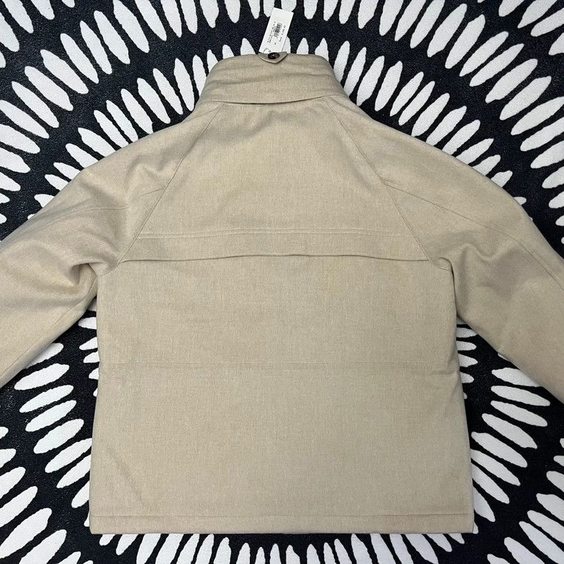 Loro Piana LORO PIANA Classic short women's natural blended cashmere Size L / US 10 / IT 46 - 3 Thumbnail
