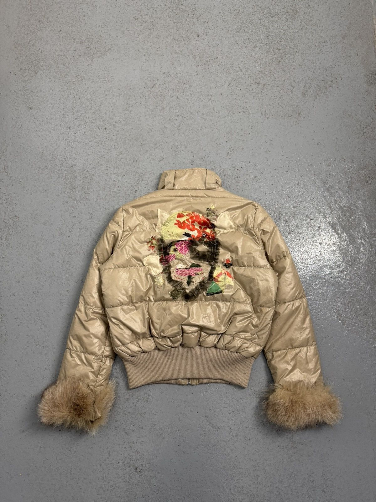 John Galliano Vintage 00s John Galliano Pirate Face Fox Fur Bomber Size XL / US 12-14 / IT 48-50 - 1 Thumbnail