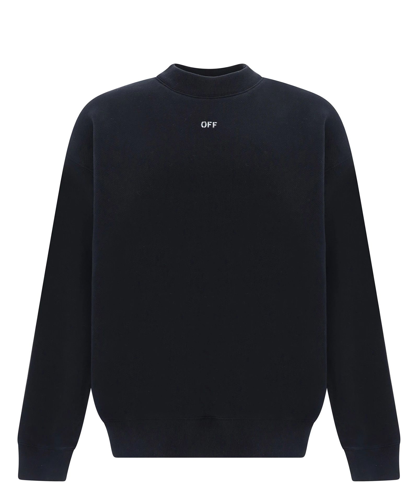 Off-White o1s22i1n1124 Crewneck Sweatshirt in Black Size US XL / EU 56 / 4 - 1 Thumbnail