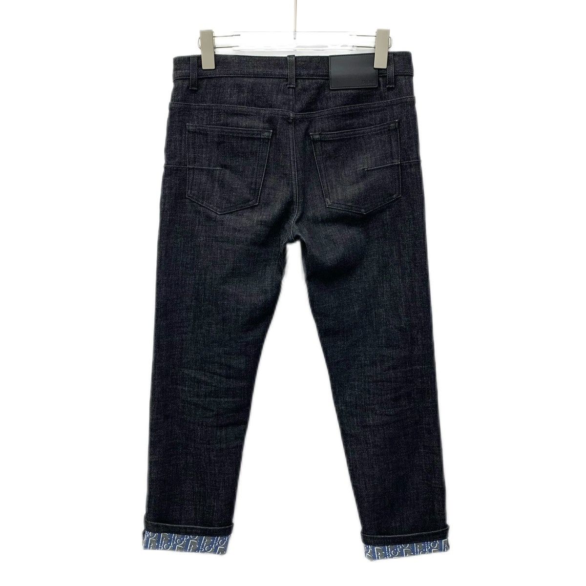 Dior Dior Grey Inner All-over Logo Print Denim Casual Pants K26WX Size 28" / US 6 / IT 42 - 2 Thumbnail