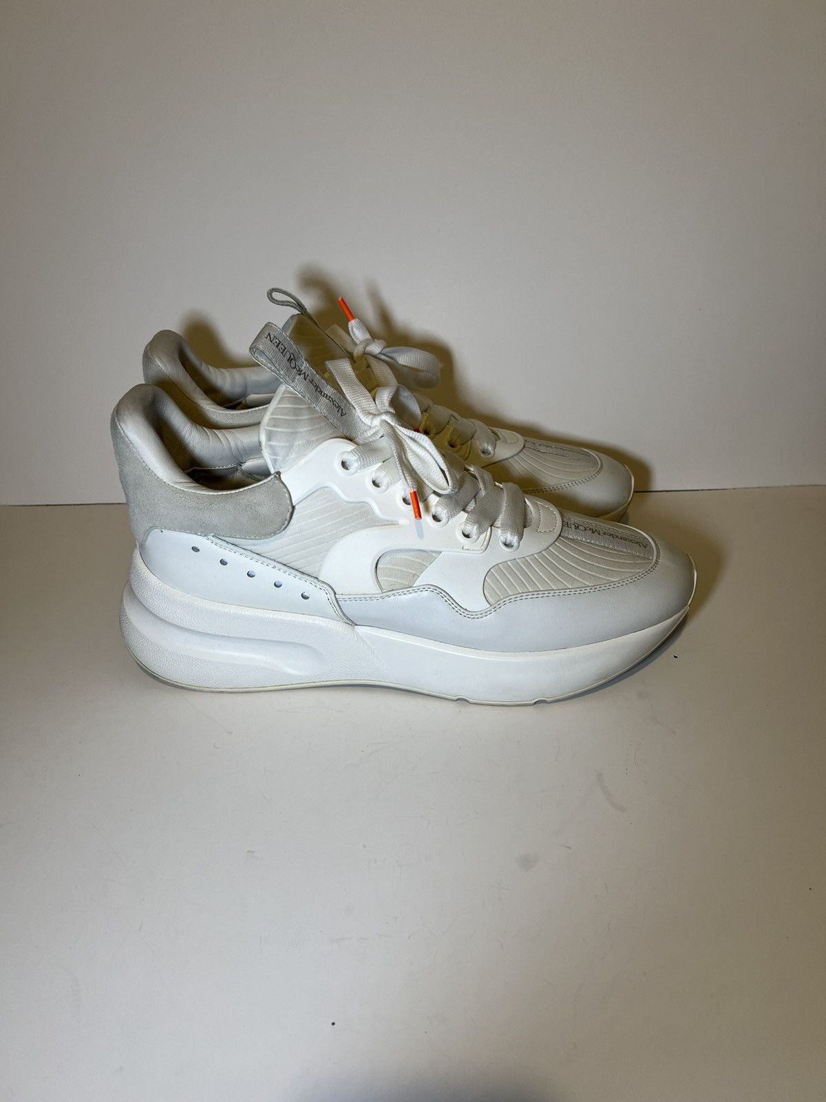 Alexander McQueen Alexander Mcqueen oversized runner sneakers. Designer shoes Size US 12 / EU 45 - 5 Thumbnail