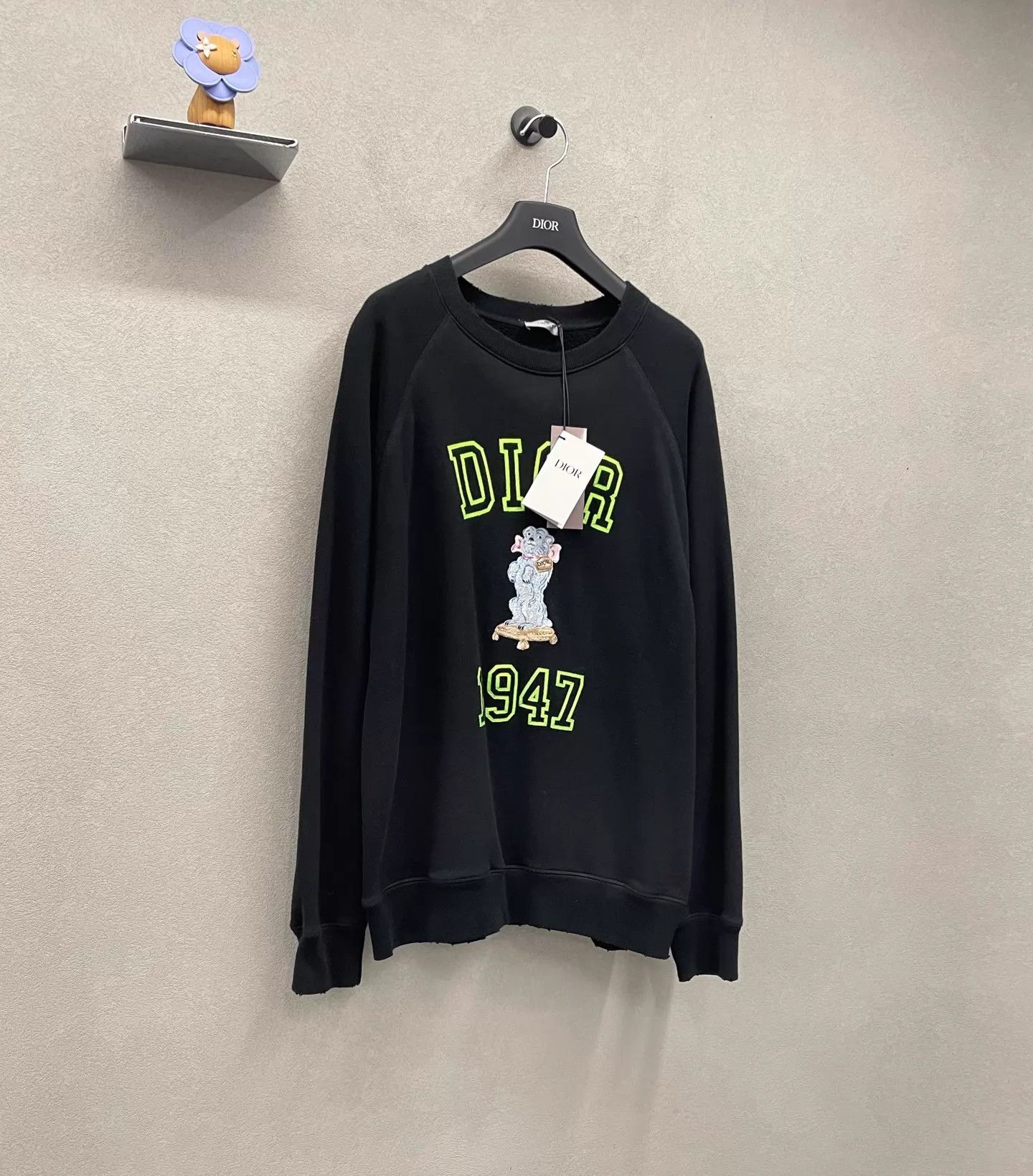 Dior Dior Black Green Bicolor L Cha Eun-woo Sweatshirt Size US L / EU 52-54 / 3 - 3 Thumbnail