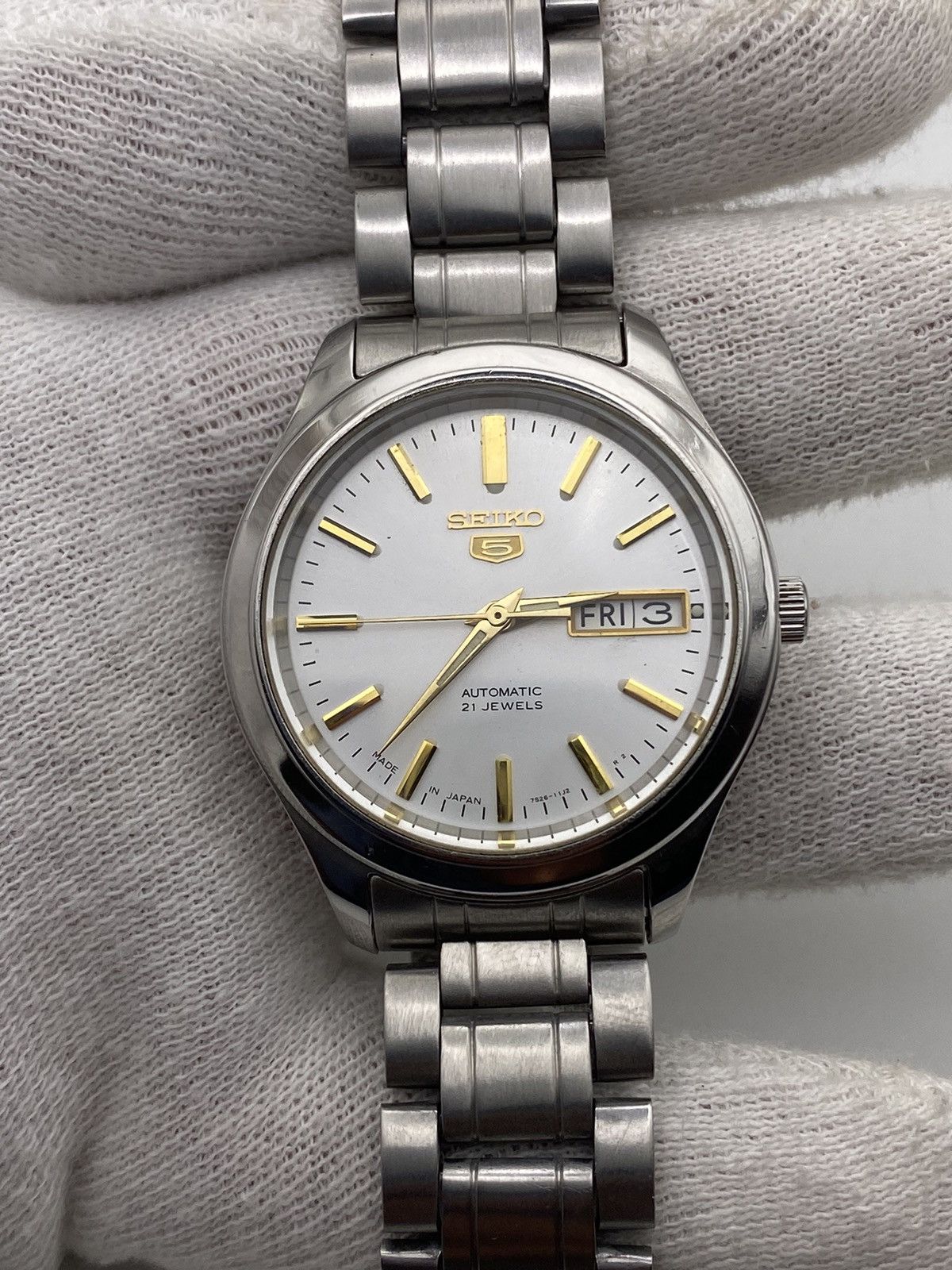 Seiko SEIKO 5 AUTOMATIC 7S26 VINTAGE MEN’S WRISTWATCH Size 36 - 10 Thumbnail