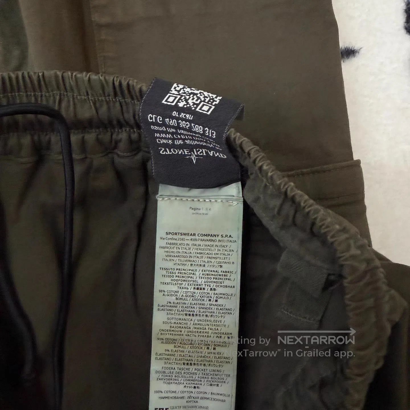 Stone Island Green Cargo Pants with Multiple Pockets Size 38. Size US 38 / EU 54 - 4 Thumbnail