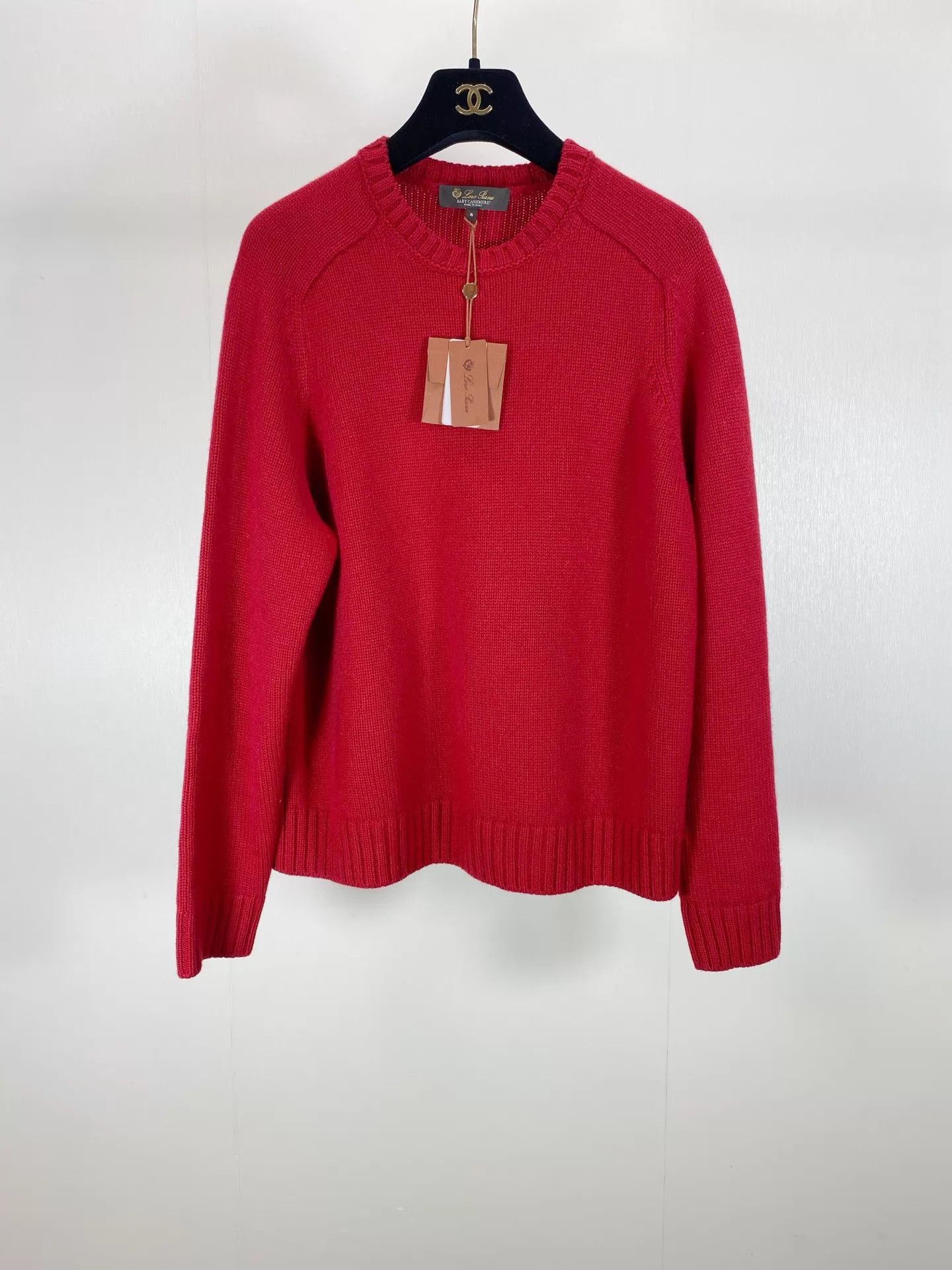 Loro Piana Loro Piana Red Parksville Saddle-Shoulder C Cashmere S 99WT Size S / US 4 / IT 40 - 1 Thumbnail