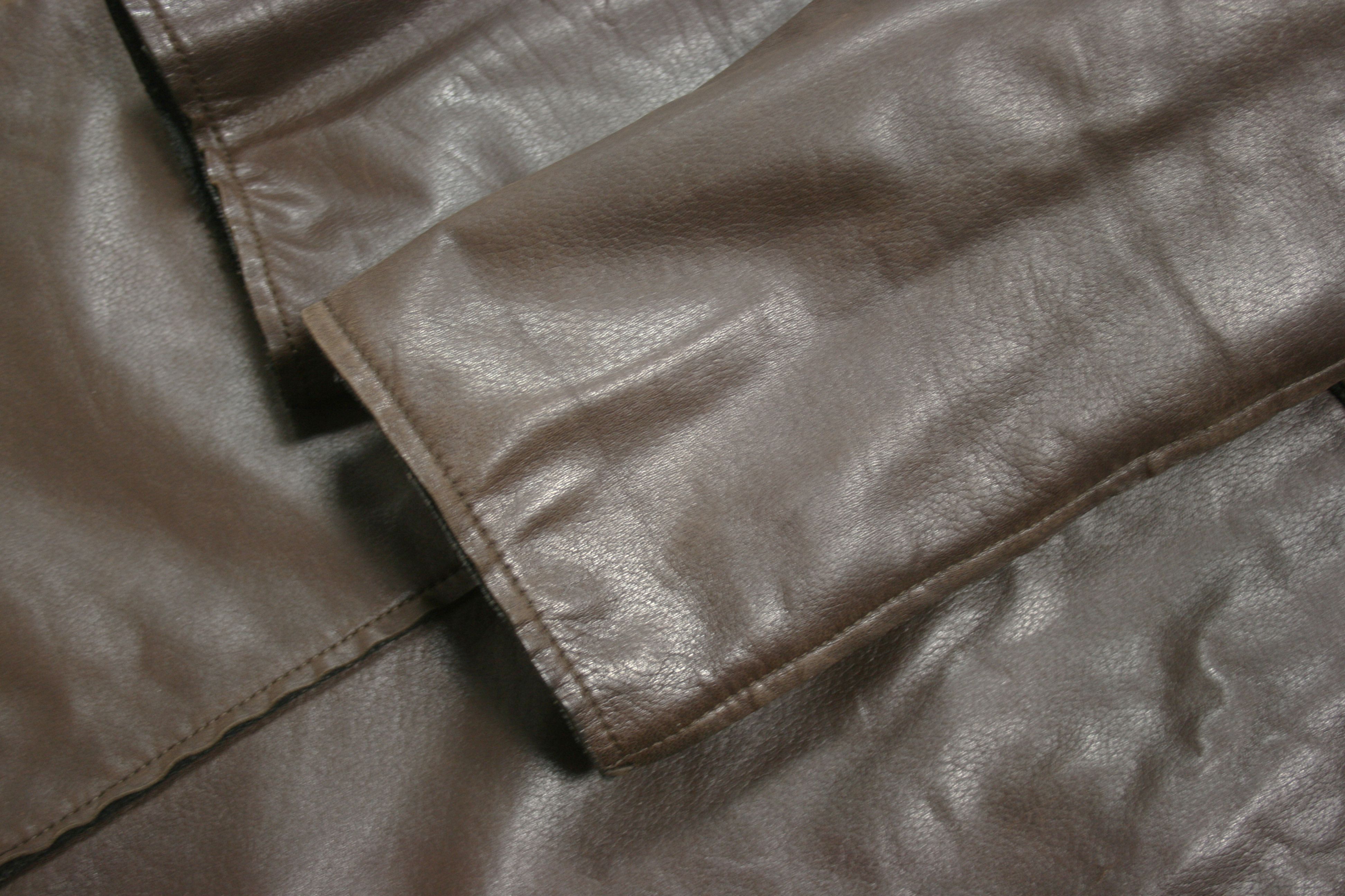 Dolce & Gabbana A/W94 "Gangster" Leather Long Overcoat Vintage Size US M / EU 48-50 / 2 - 12 Thumbnail