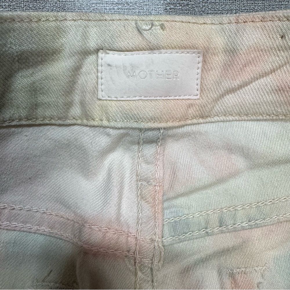 MOTHER MOTHER The Looker Ankle Fray Floral Racer Jeans Size 25 Size 25" / US 0 / IT 36 - 8 Thumbnail