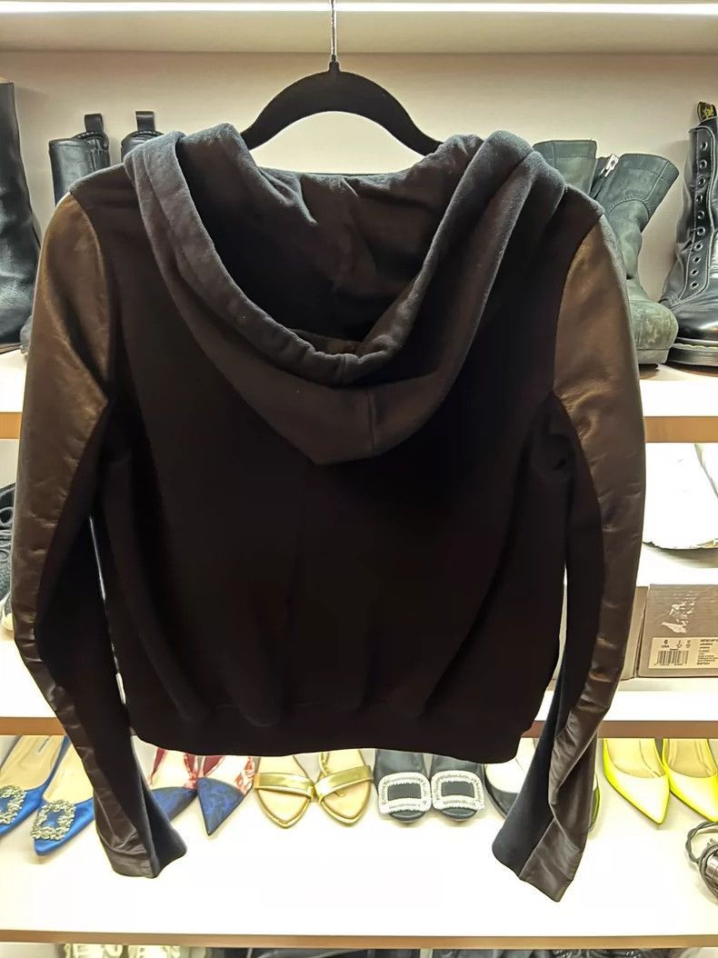 Rick Owens Rick Owens Rick Owens Leather splicing jacket-2507 Size US S / EU 44-46 / 1 - 3 Thumbnail