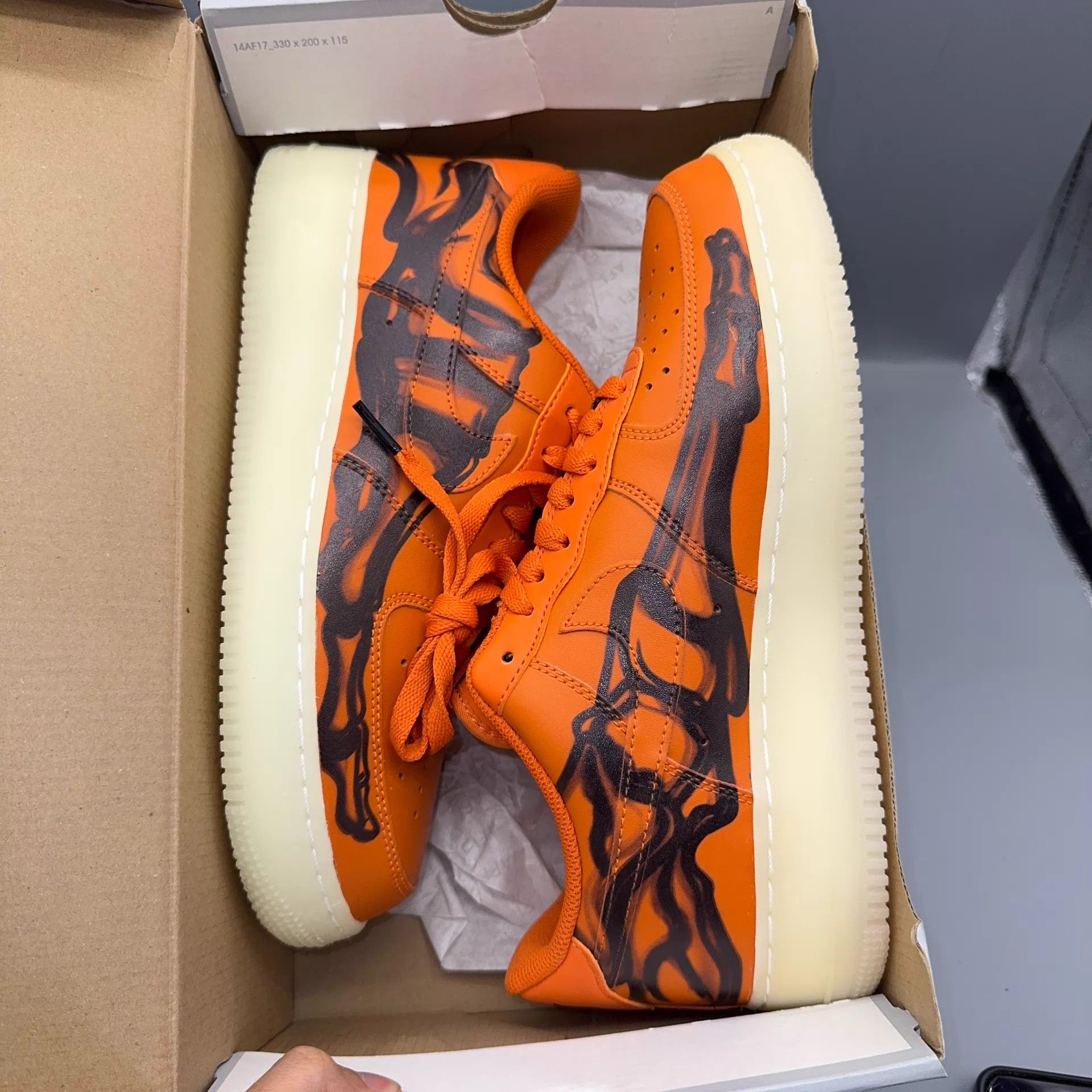 Nike Nike AF1 Orange Bone CU8067-800 42.5 Size US 9 / EU 42 - 6 Thumbnail