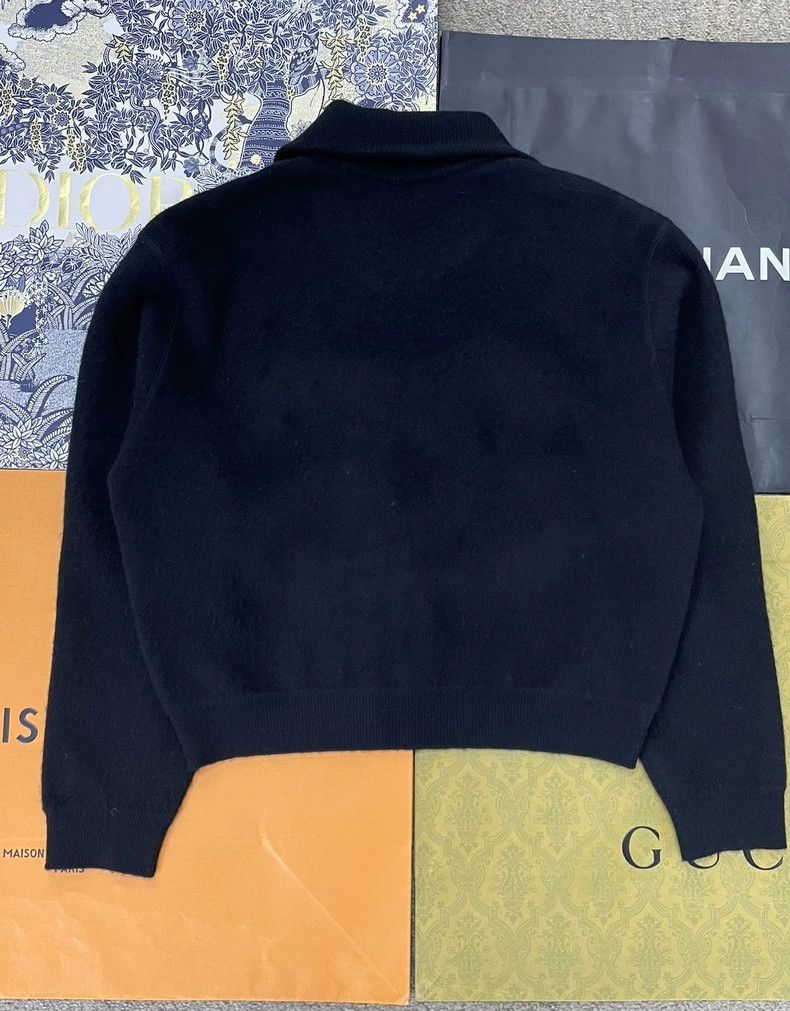 Chanel chanel Ski series black lapel pearl double C big logo cash Size S / US 4 / IT 40 - 3 Thumbnail