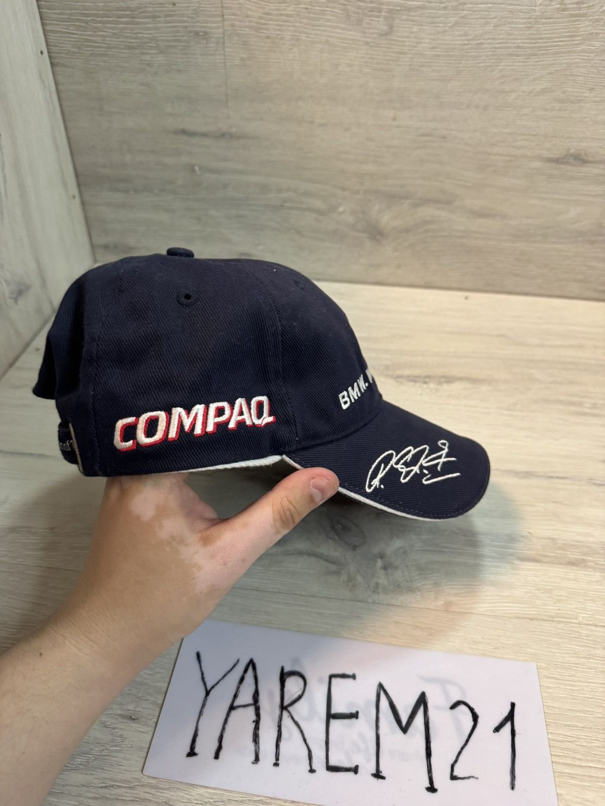 BMW BMW Williams F1 Team 2002 Ralf Schumacher #5 Adjustable Cap Size ONE SIZE - 3 Thumbnail
