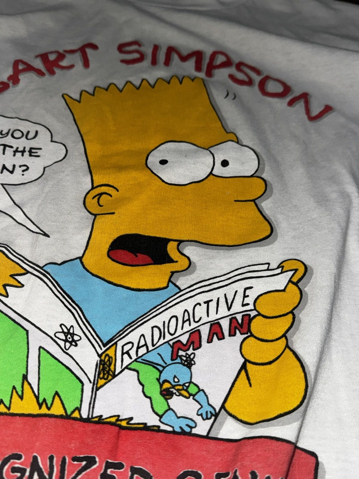 Vintage Vintage 1989 the simpsons Bart radioactiveman Size US L / EU 52-54 / 3 - 3 Thumbnail