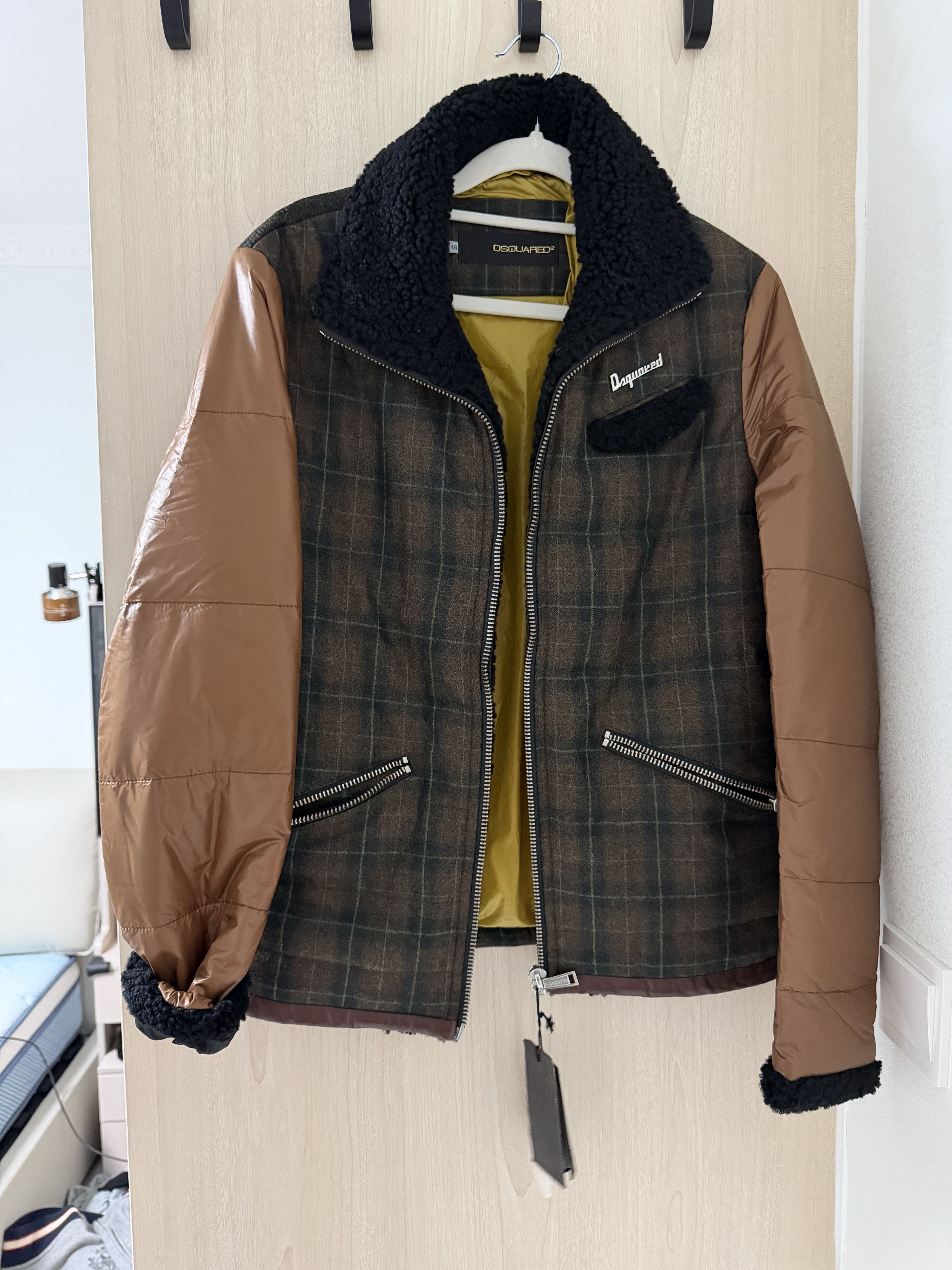 Dsquared2 dsquared2 wool fur collar coat jacket Size US S / EU 44-46 / 1 - 1 Thumbnail