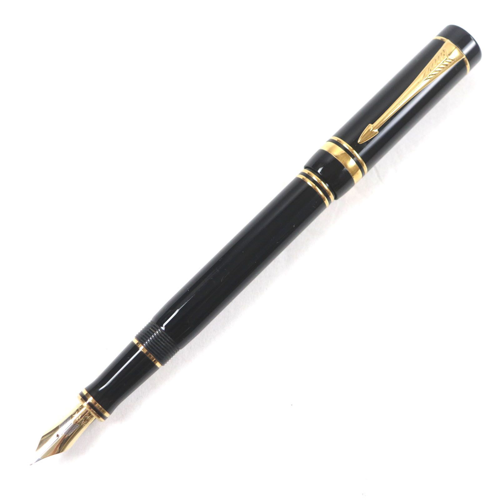Other Other Parker Duofold Au750 Fountain Pen Metal Pen DUTY FREE for USA Size ONE SIZE - 1 Thumbnail