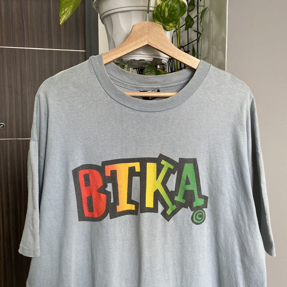 Vintage Thrashed Faded Vintage 90s BTKA London ERD GRUNGE TEE Size US XL / EU 56 / 4 - 5 Thumbnail
