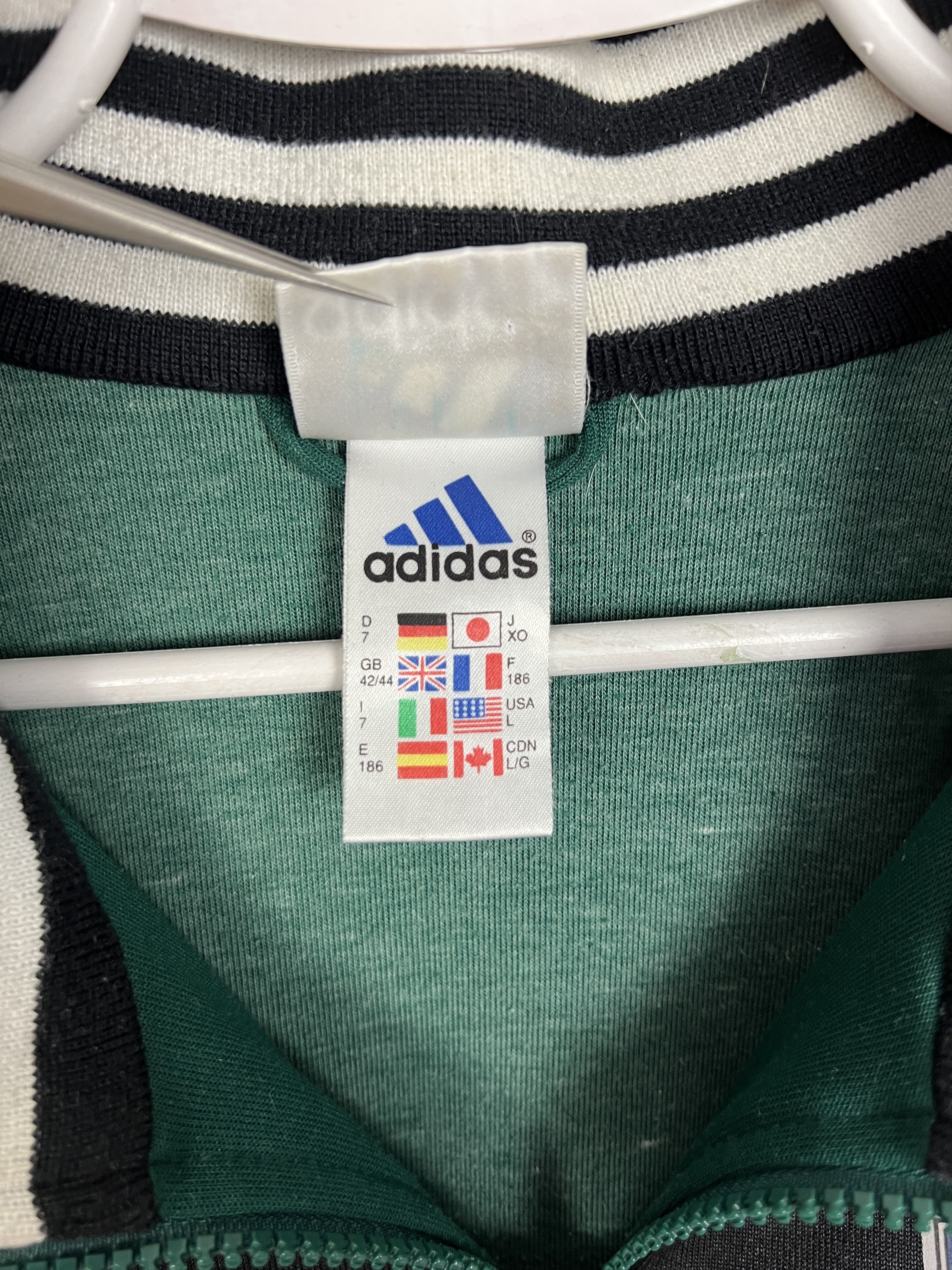 Adidas Vintage 90's Adidas SK Rapid Wien Football Jacket Soccer Size US L / EU 52-54 / 3 - 7 Thumbnail