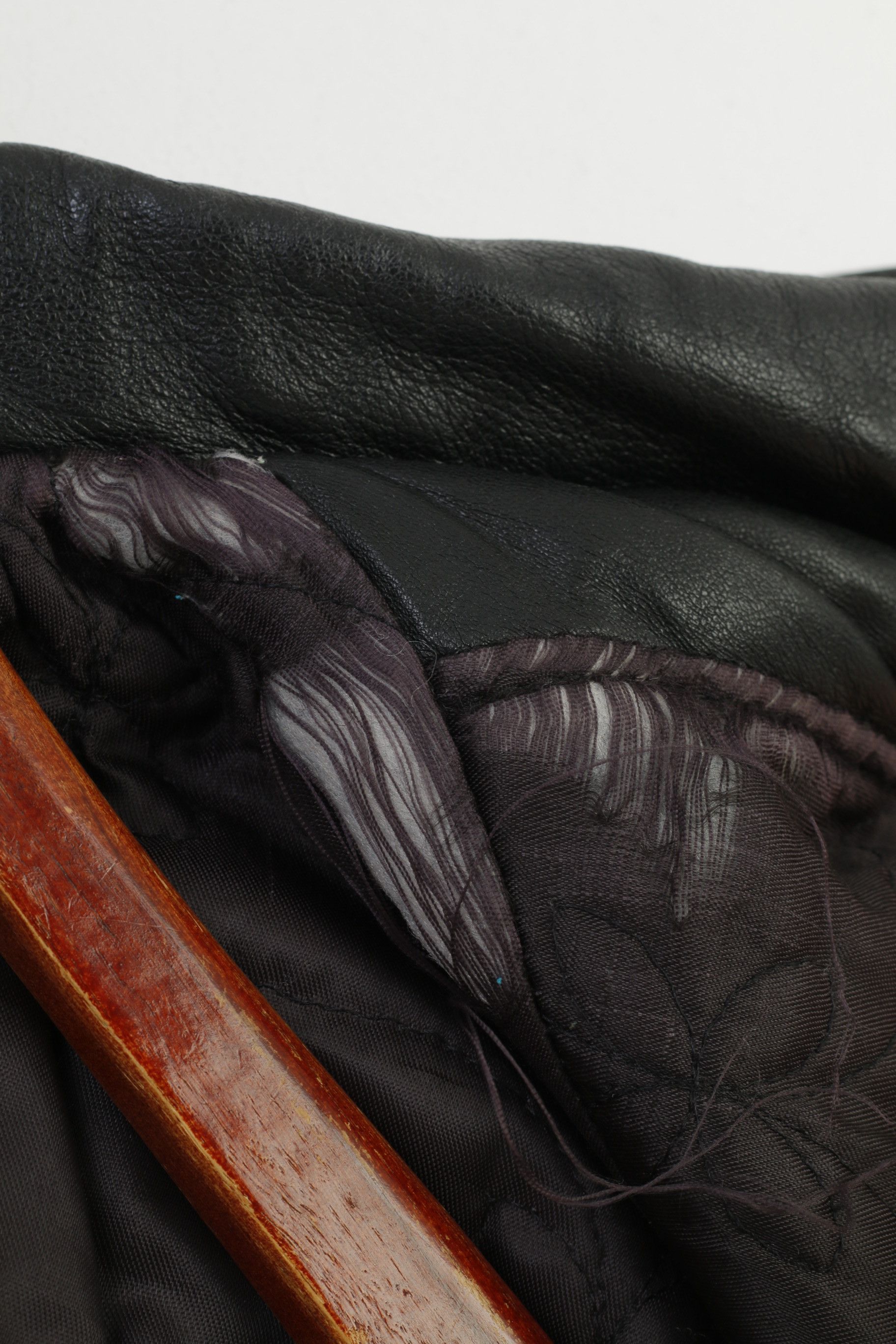 Vintage Alta Moda Women XL Jacket Black Leather 11040 Size XL / US 12-14 / IT 48-50 - 7 Thumbnail