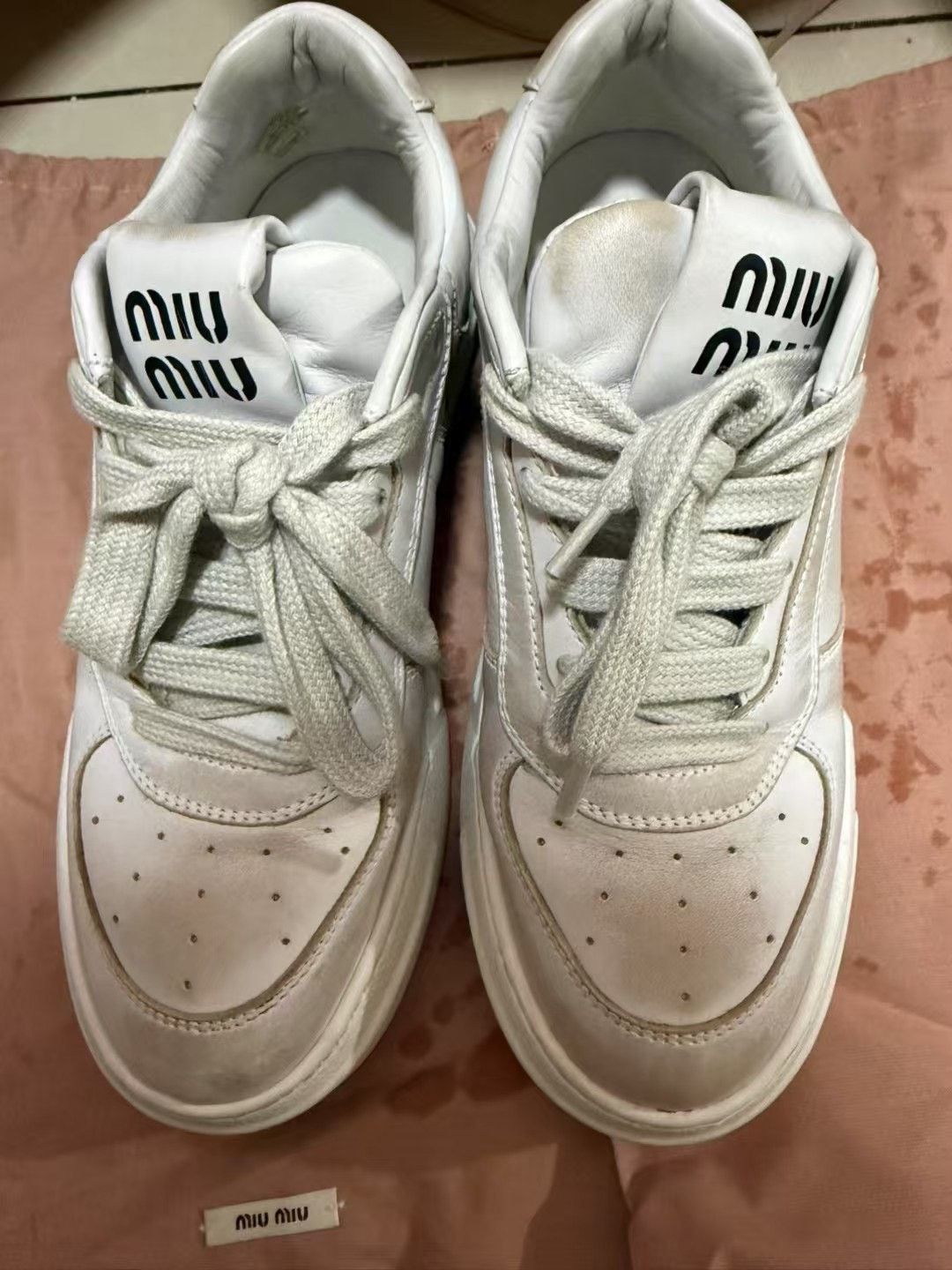Miu Miu Miu Miu Dirty Shoes Size US 5.5 / IT 35.5 - 1 Thumbnail