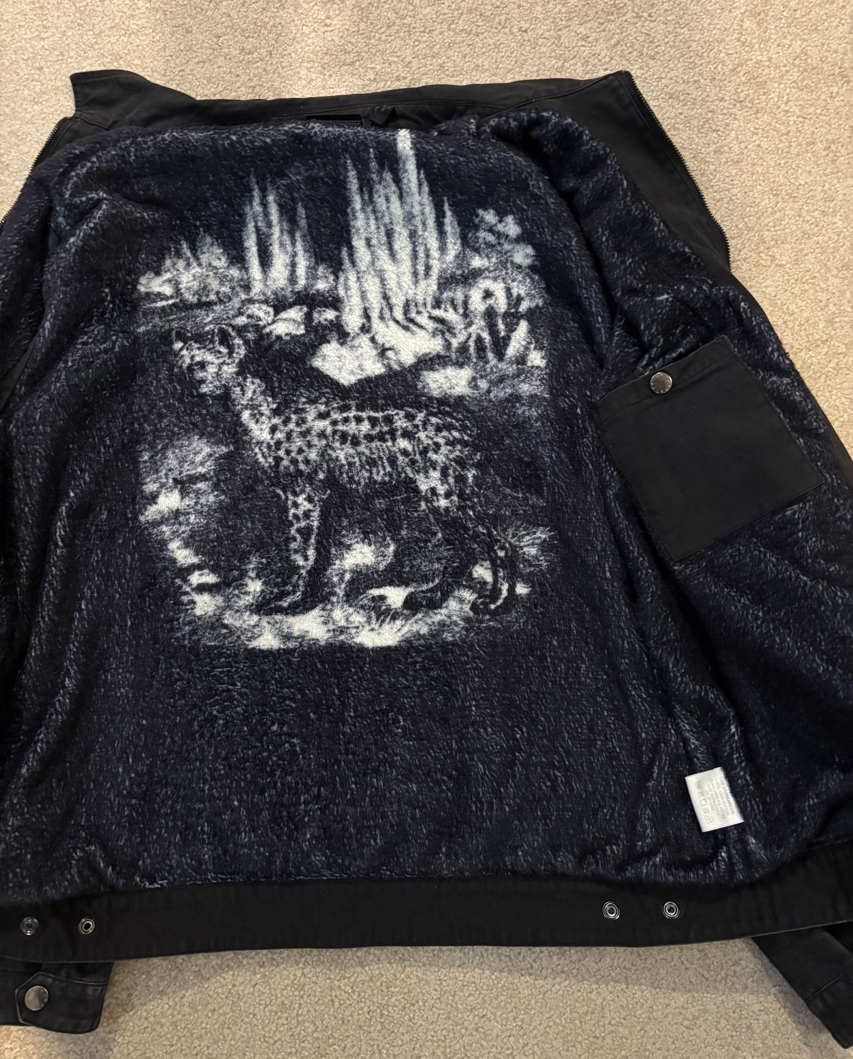 The Hundreds x Never Made Black Canvas Jacket Francisco Reyes Jr Size US XXL / EU 58 / 5 - 8 Thumbnail