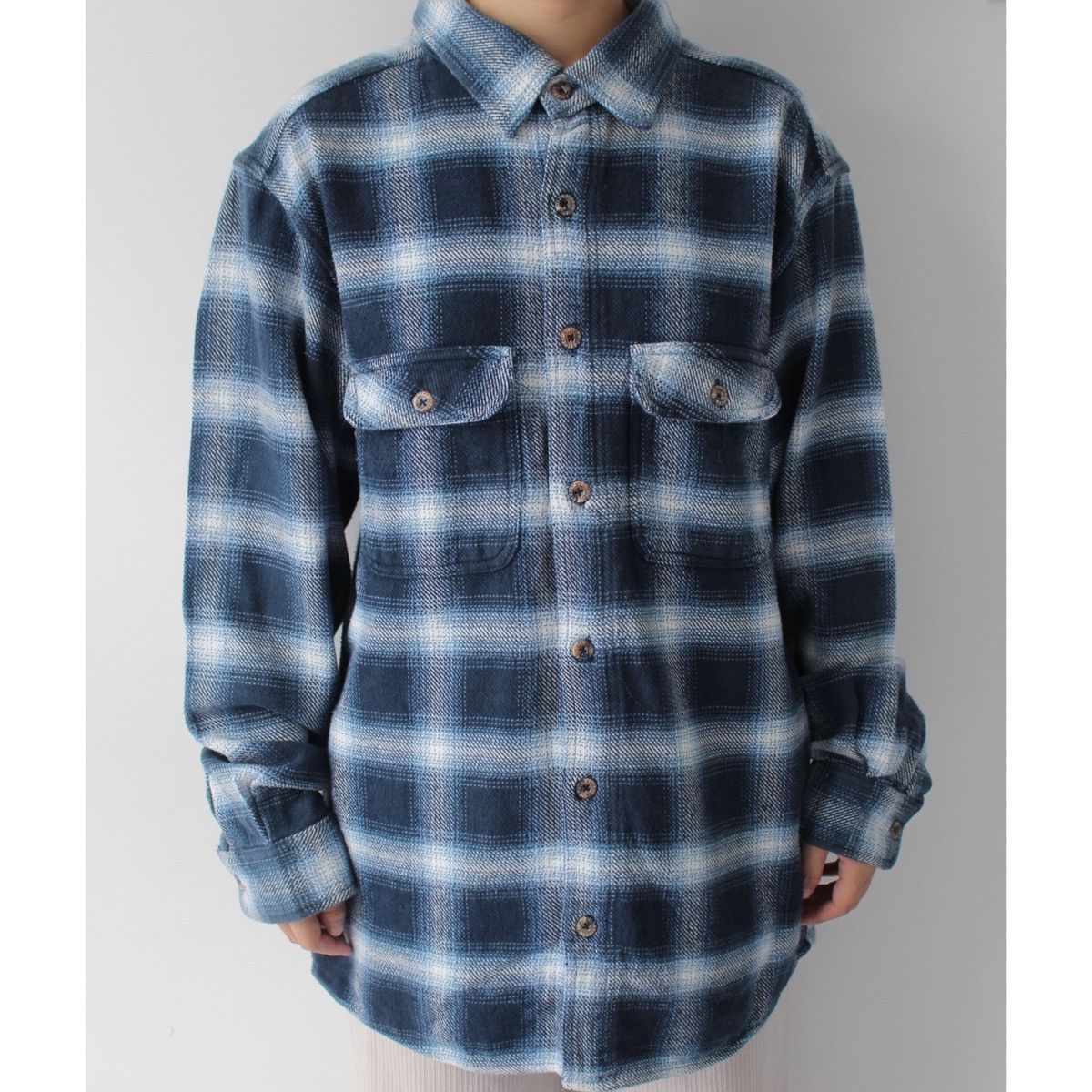 Field & Stream × Japanese Brand × Vintage 2000S FIELD & STREAM BRAWNY HEAVY FLANNEL Size US M / EU 48-50 / 2 - 2 Thumbnail