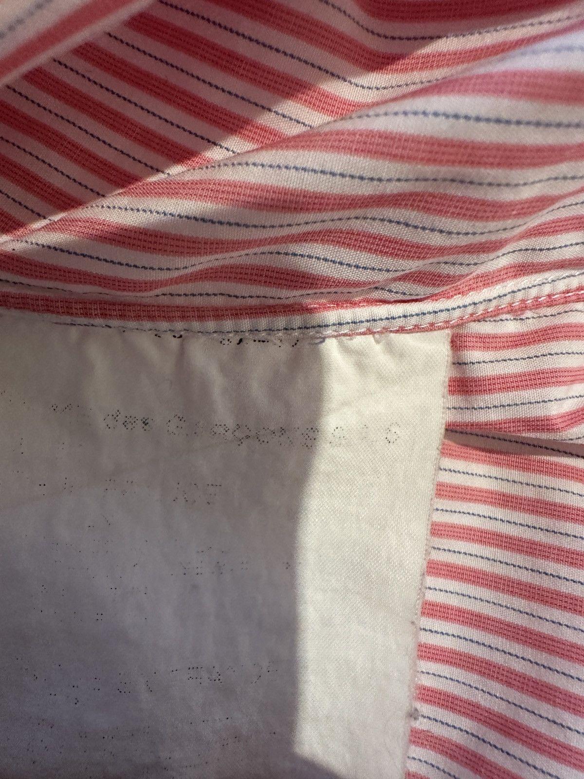 Comme des Garcons SHIRT White blue and pink stripe collared shirt Size US M / EU 48-50 / 2 - 4 Thumbnail