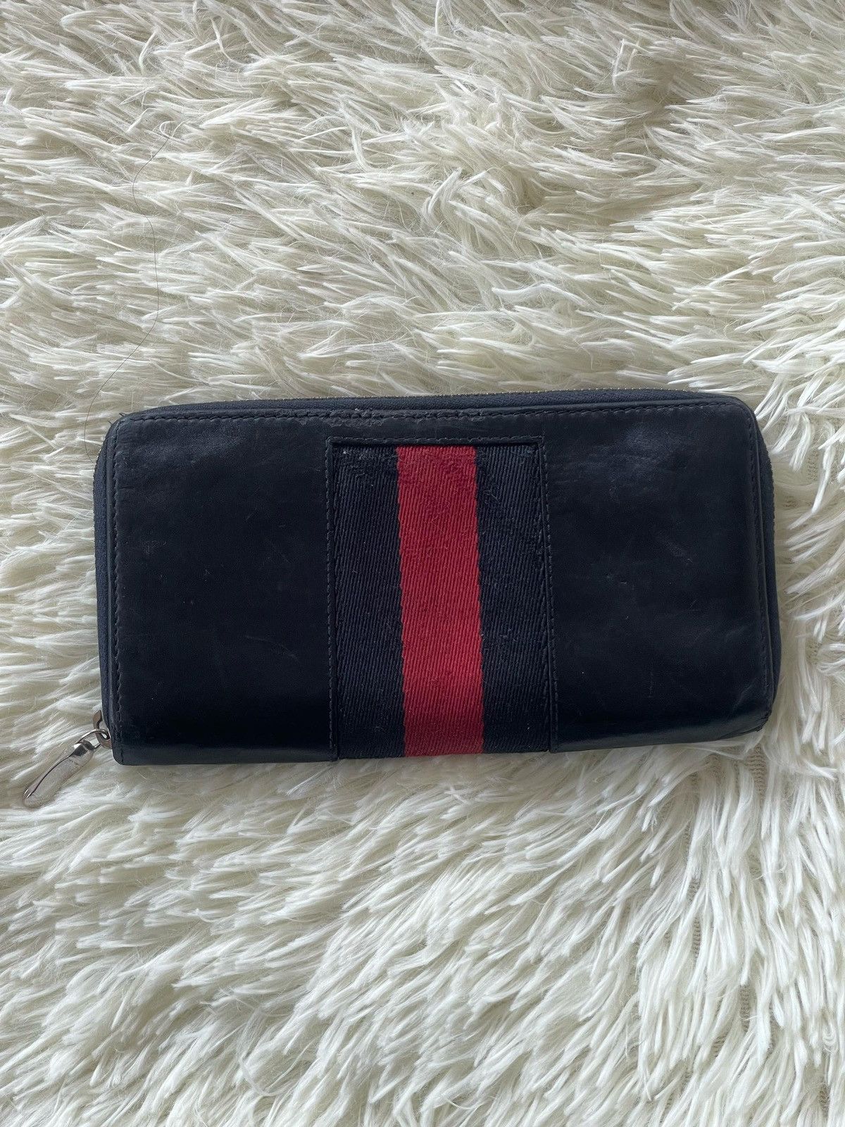 Designer × Gucci × Vintage Gucci Sherry Line Zipper Wallet Size ONE SIZE - 1 Thumbnail