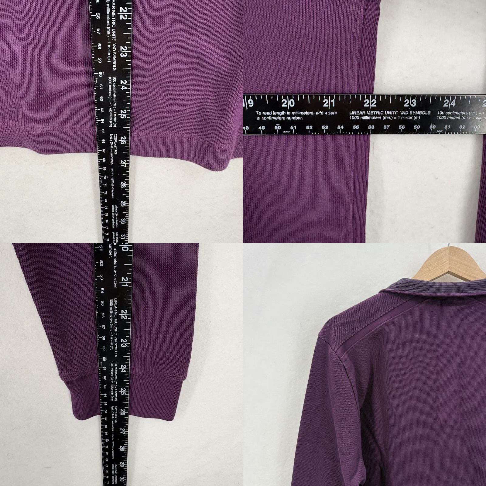 Hugo Boss Hugo Boss Sweater Mens XL Purple Cotton 1/4 Zip Collared Regular Fit Pullover Size US XL / EU 56 / 4 - 8 Thumbnail