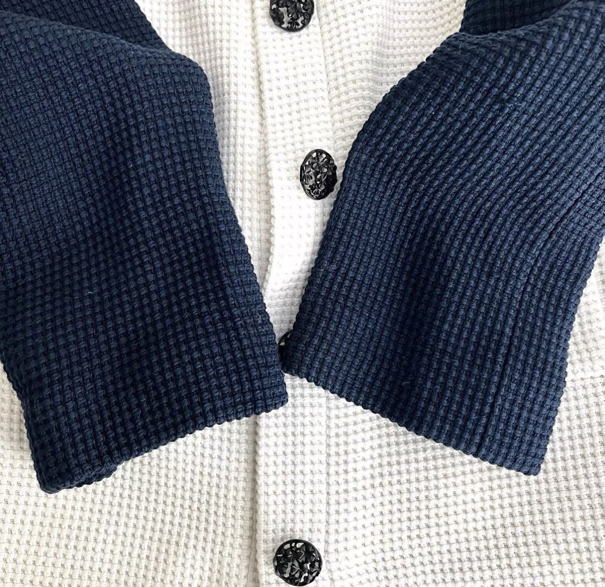 Chanel Chanel Runway Color-block Waffle Knit Cardigan K12 Size XXS / US 00 / IT 34 - 5 Thumbnail