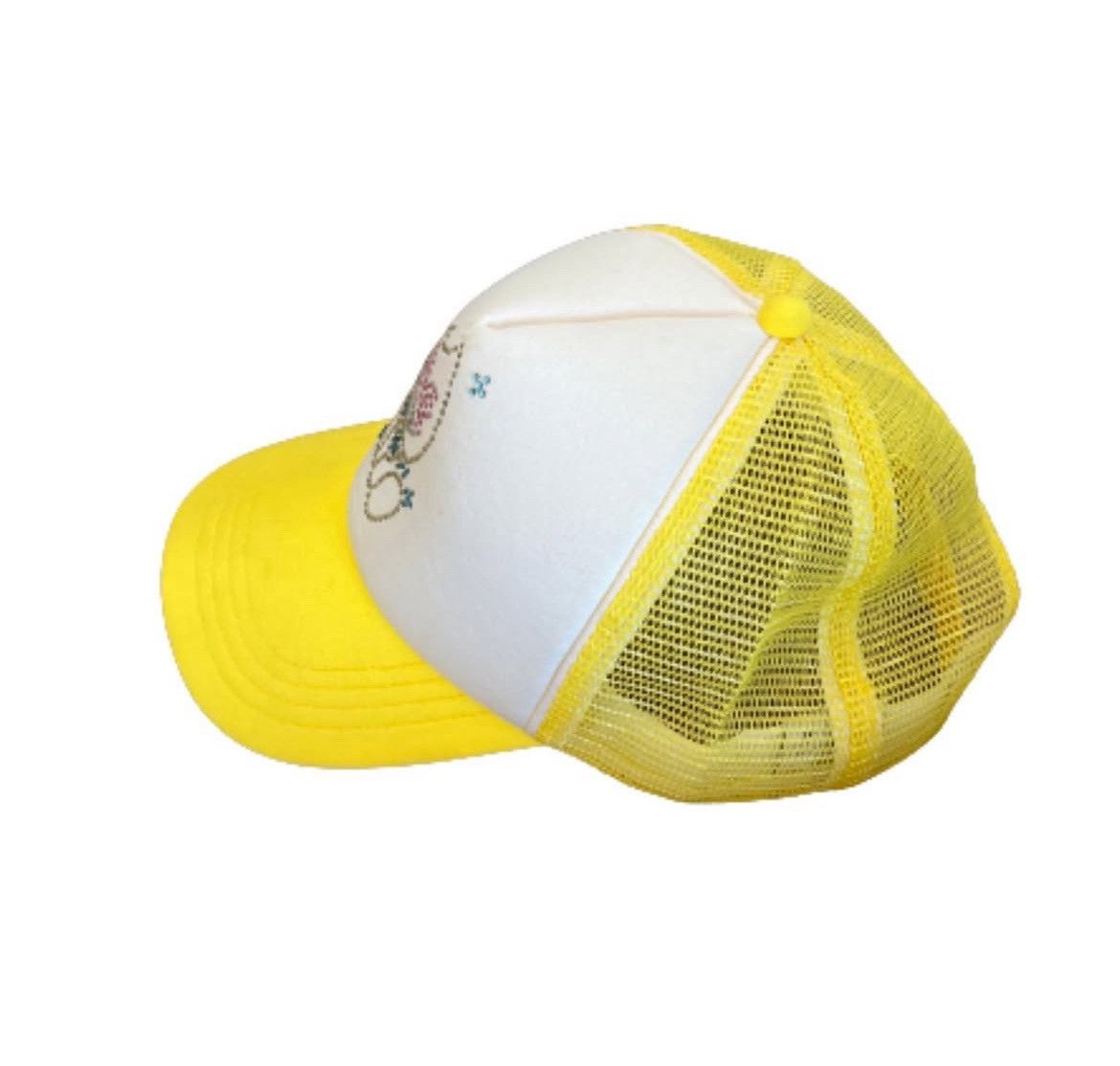 Drain Gang Drain Baby Rhinestone Hat Yellow Size ONE SIZE - 2 Thumbnail