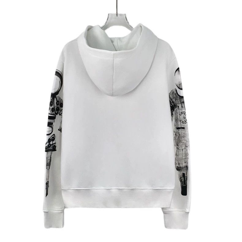 Chanel Chanel White astronaut printed cotton hooded zipper long-s Size US S / EU 44-46 / 1 - 2 Thumbnail