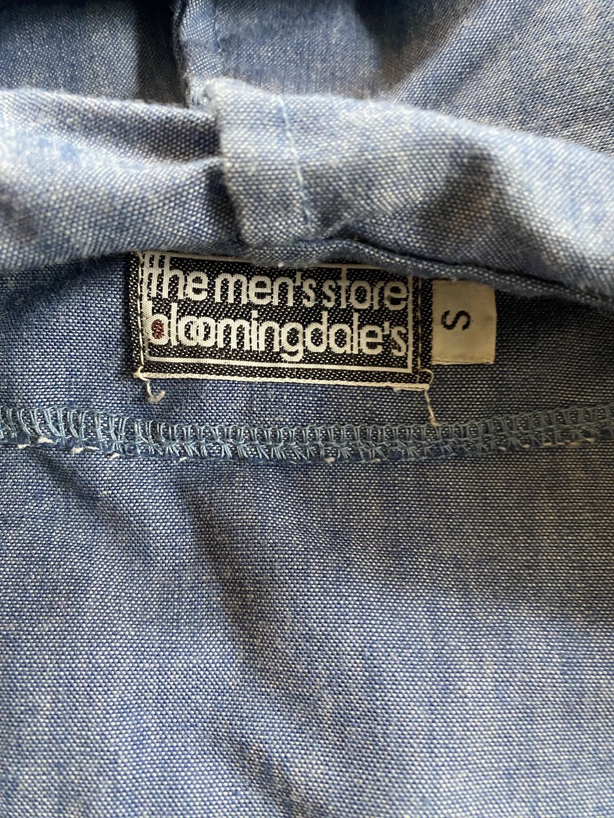 Bloomingdale's Vintage 80’s Bloomingdale’s Blue Full Zip Light Hood Jacket Size US S / EU 44-46 / 1 - 13 Thumbnail