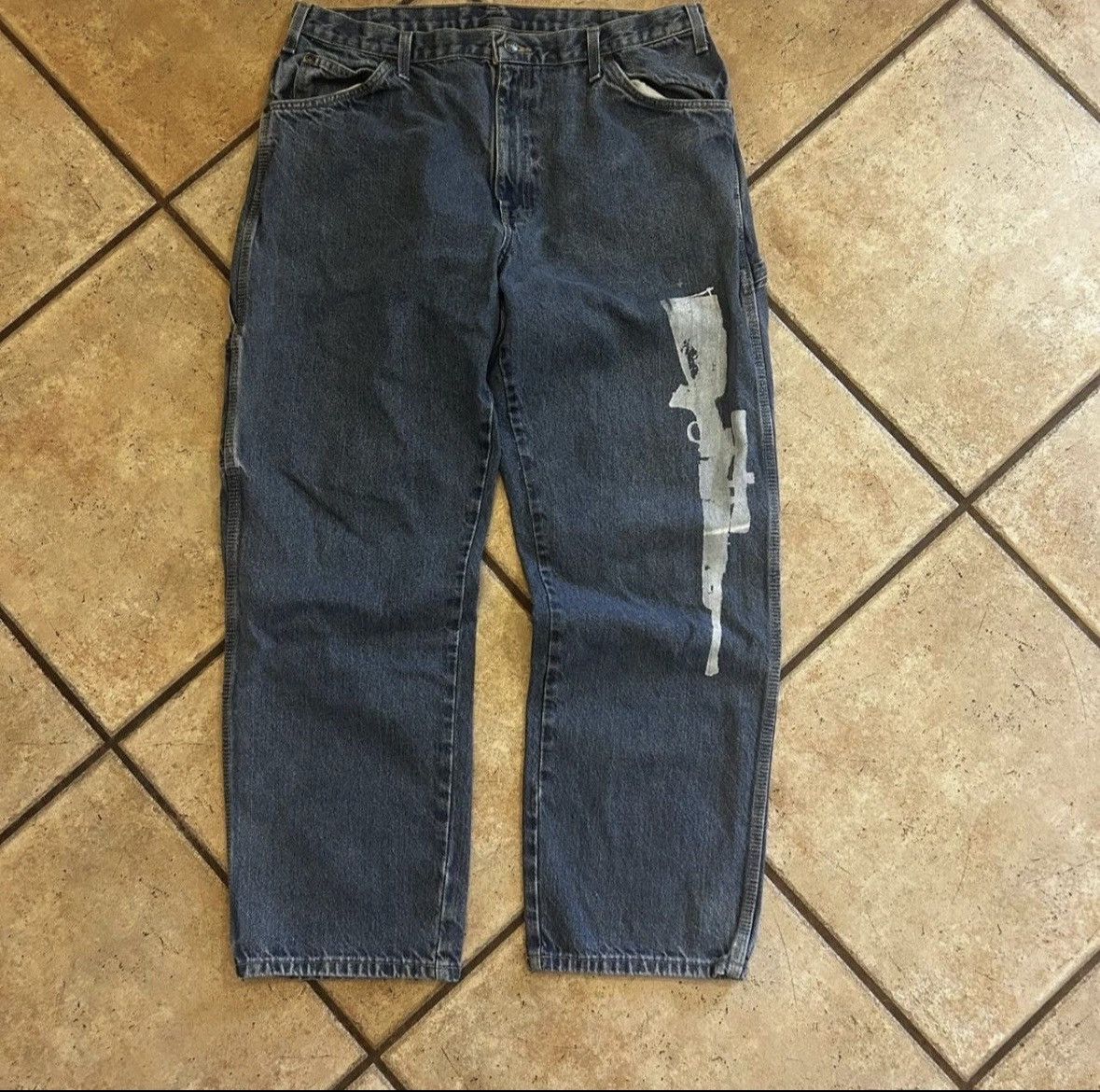 Dickies VINTAGE RED TAG DICKIES CARPENTER JEANS Size US 38 / EU 54 - 1 Thumbnail