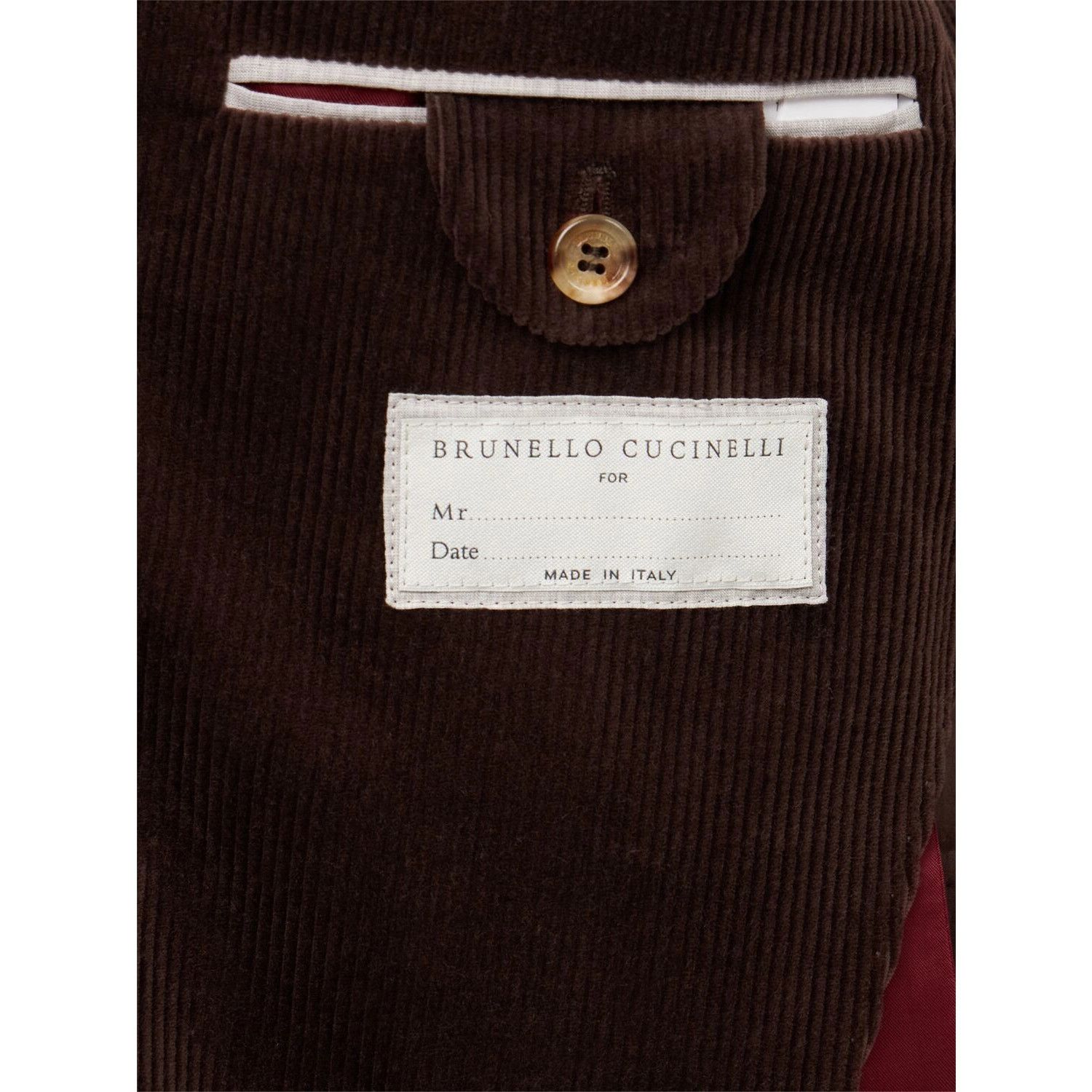 Brunello Cucinelli BRUNELLO CUCINELLI Dark Brown Double Breasted Blazer New & A Size US M / EU 48-50 / 2 - 3 Thumbnail