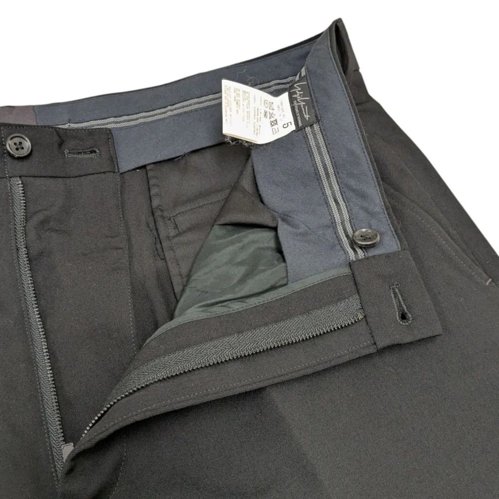 Yohji Yamamoto Yohji Yamamoto COSTUME D’HOMME wool/black slacks Size US 38 / EU 54 - 4 Thumbnail