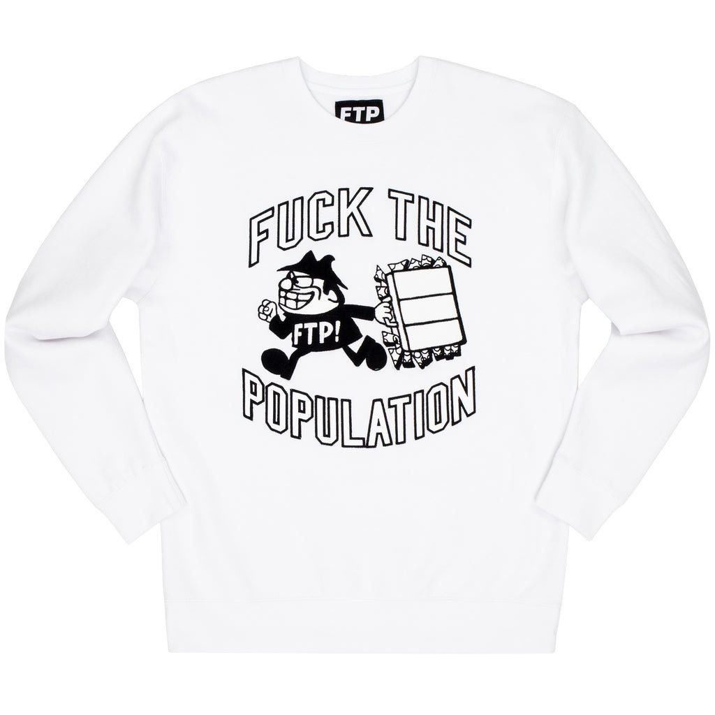 Fuck The Population FTP ROBBERY CREWNECK Size US L / EU 52-54 / 3 - 1 Thumbnail