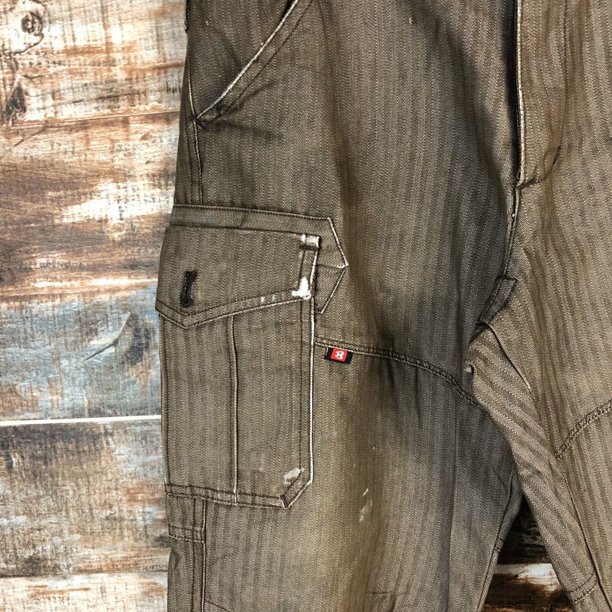 Japanese Brand DL Burtle Brown Cargo Multipocket Pants #C620 Size US 26 / EU 42 - 9 Thumbnail