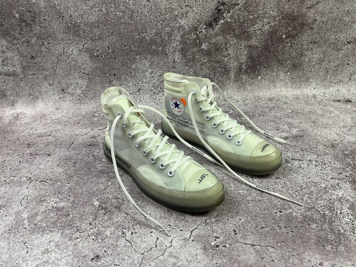 Converse × Off-White Off-White x Converse Chuck Taylor 70 Vulcanized Virgil Abloh Size US 9.5 / EU 42-43 - 1 Thumbnail