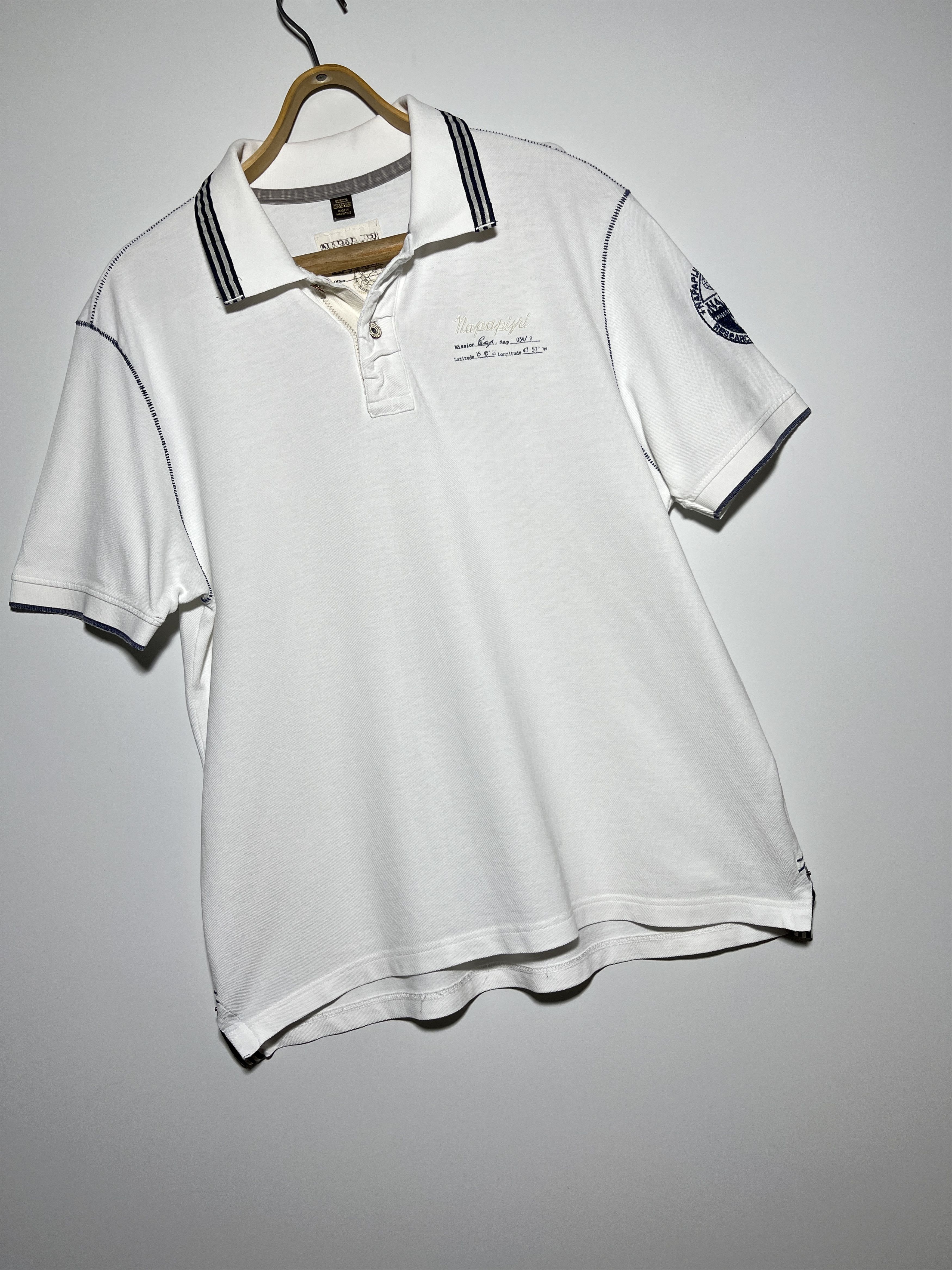 Napapijri Napapijri Research Program Big Flag Polo Shirt Size XL Size US XL / EU 56 / 4 - 4 Thumbnail