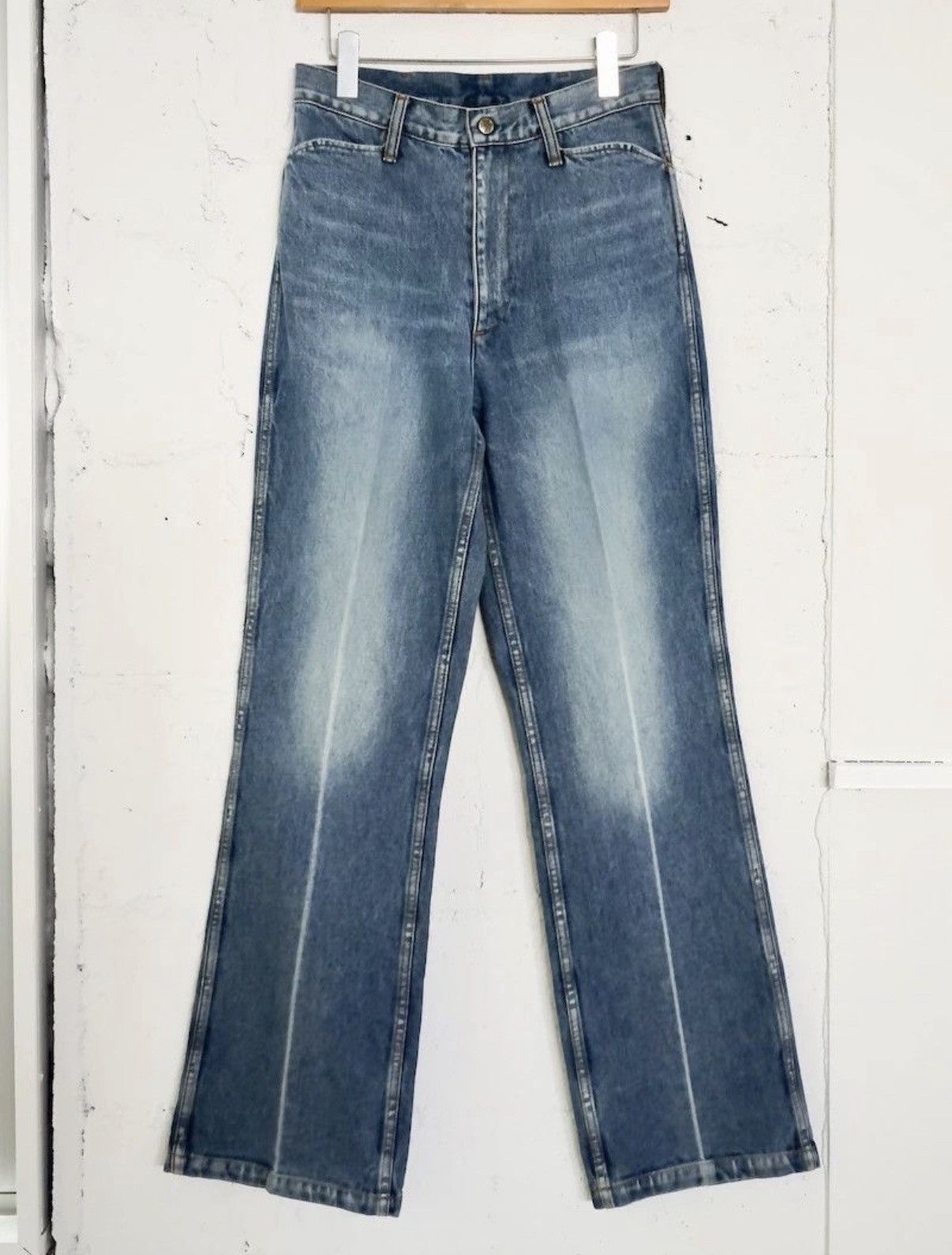Kapital Kapital14oz Denim 5P Frisco Center Pleat jeans pants Size US 32 / EU 48 - 1 Thumbnail