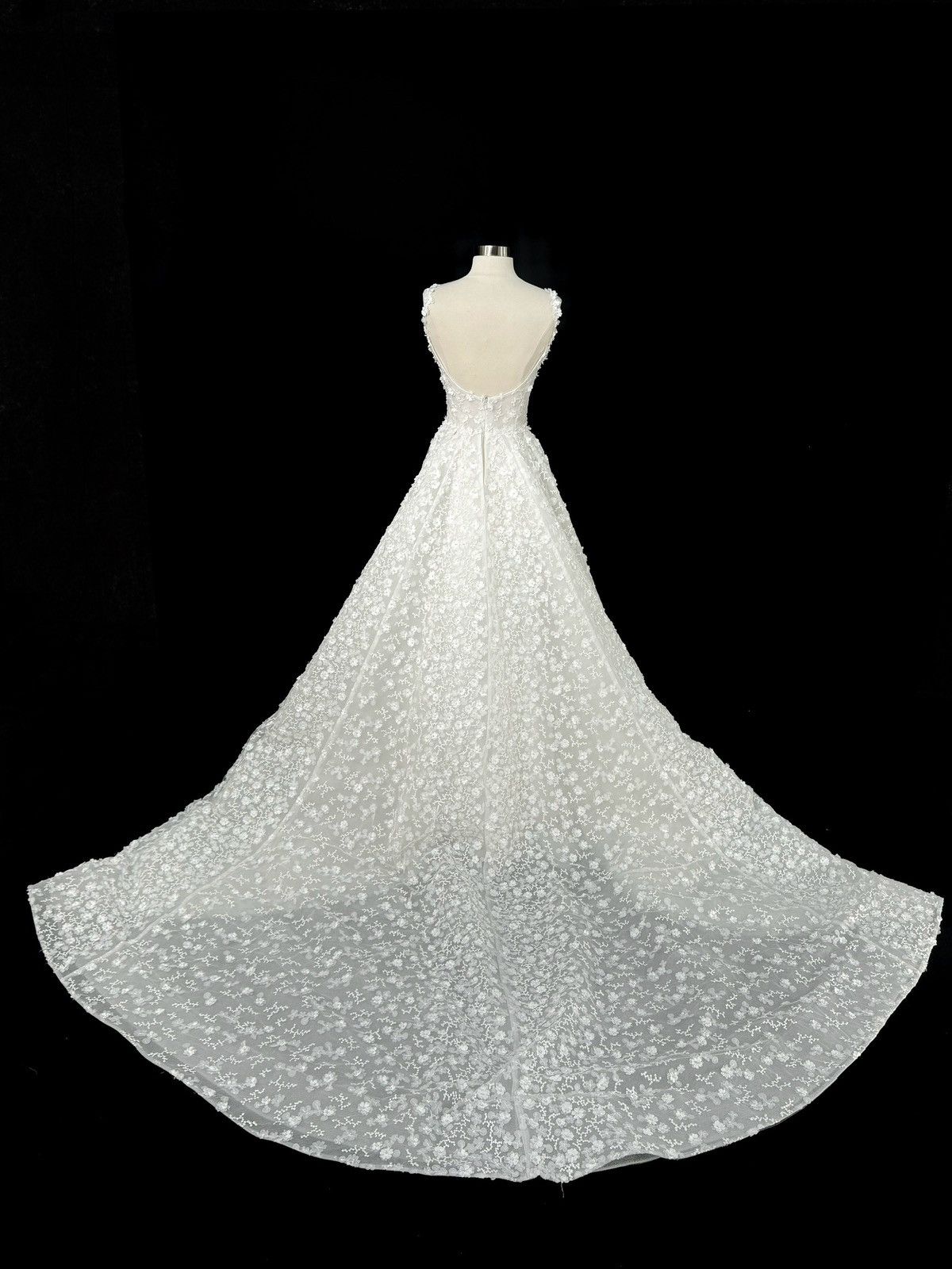 Other Brand New US 6 Embroidery lace Anna Augusta Bridal Gown Size M / US 6-8 / IT 42-44 - 7 Thumbnail